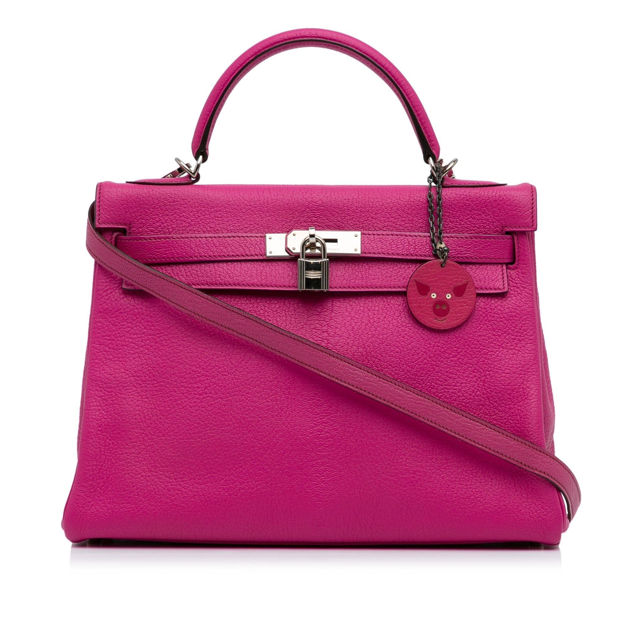 image of Hermes Hermes Handbags Kelly 32 in Pink, Women's