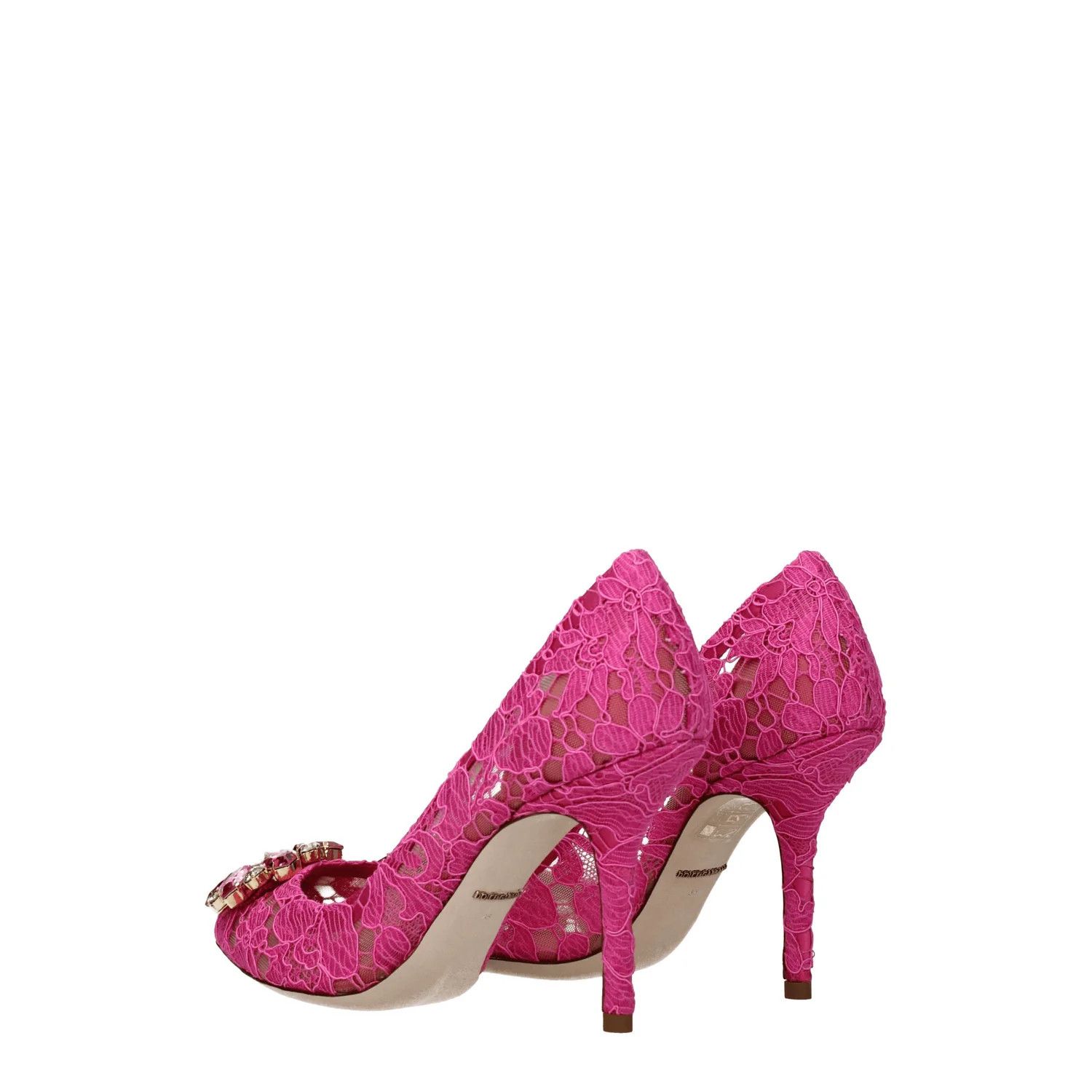 ob1o1e1124 Fabric Pumps in Fuchsia