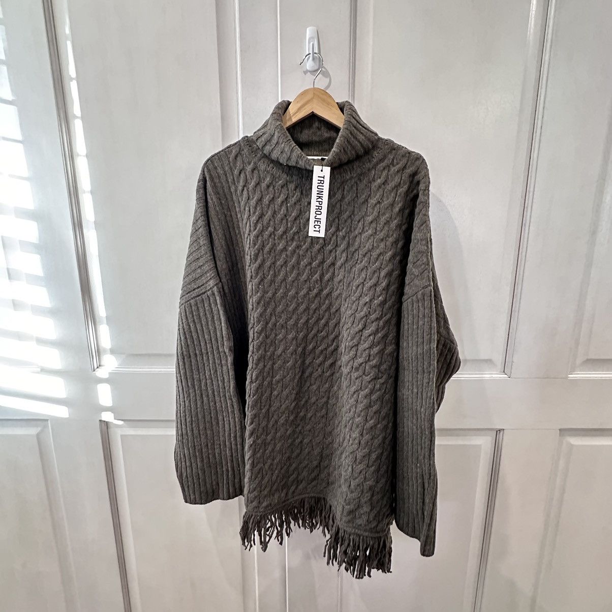 TRUNKPROJECT Trunk Project Cable Fringe Knit Sweater Size US L / EU 52-54 / 3 - 5 Thumbnail