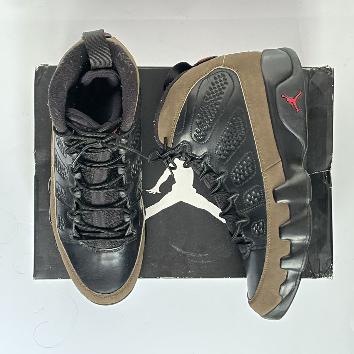 Jordan Brand jordan 9 olive Size US 10.5 / EU 43-44 - 3 Thumbnail