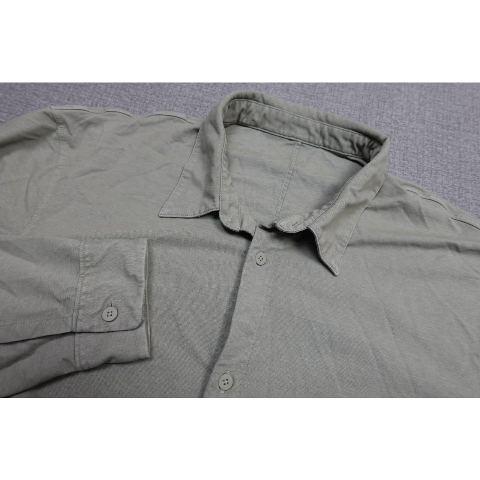 Lululemon Lululemon Button Front Shirt Mens Large Green Twill Casual Long Sleeve Button-Up Shirt Mens Large Green Lululemon Size US L / EU 52-54 / 3 - 2 Thumbnail