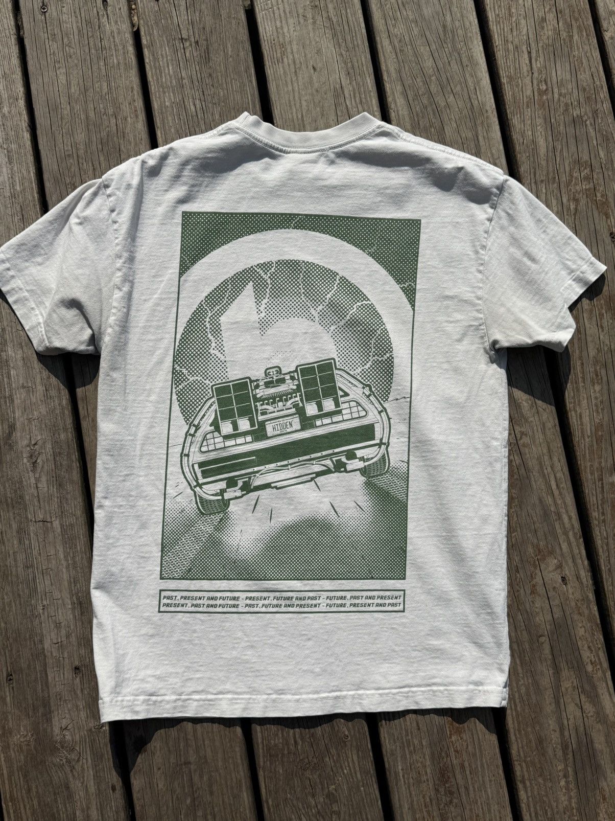 HIDDEN Hidden NY Back to the Future T-Shirt Cream Size US M / EU 48-50 / 2 - 1 Thumbnail