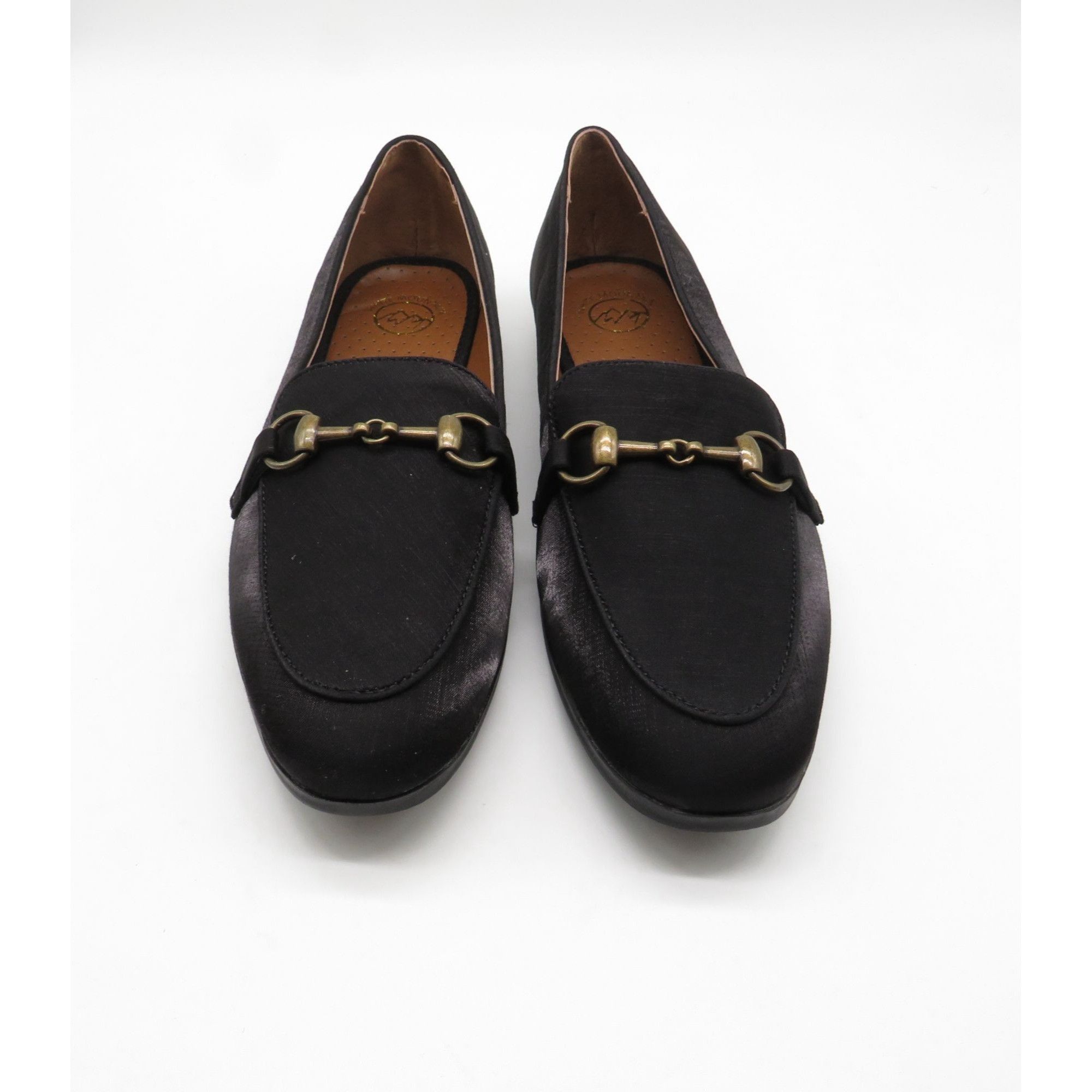 Other White Mountain Nooks Black Shimmer Horsebit Loafers Women's Size US 9.5 / IT 39.5 - 3 Thumbnail