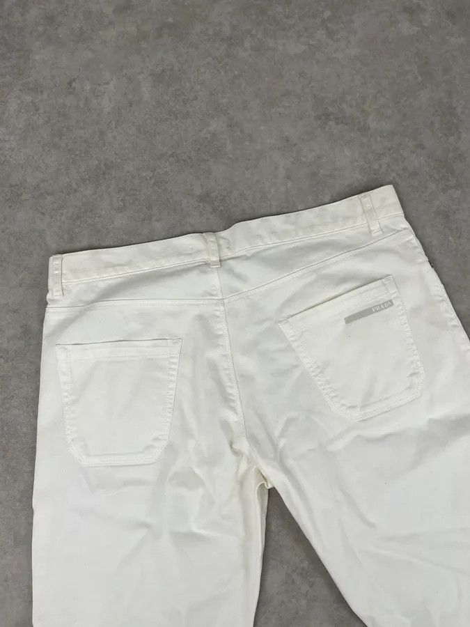Prada SS2009 Prada White Classic Denim Jeans Size US 32 / EU 48 - 8 Thumbnail