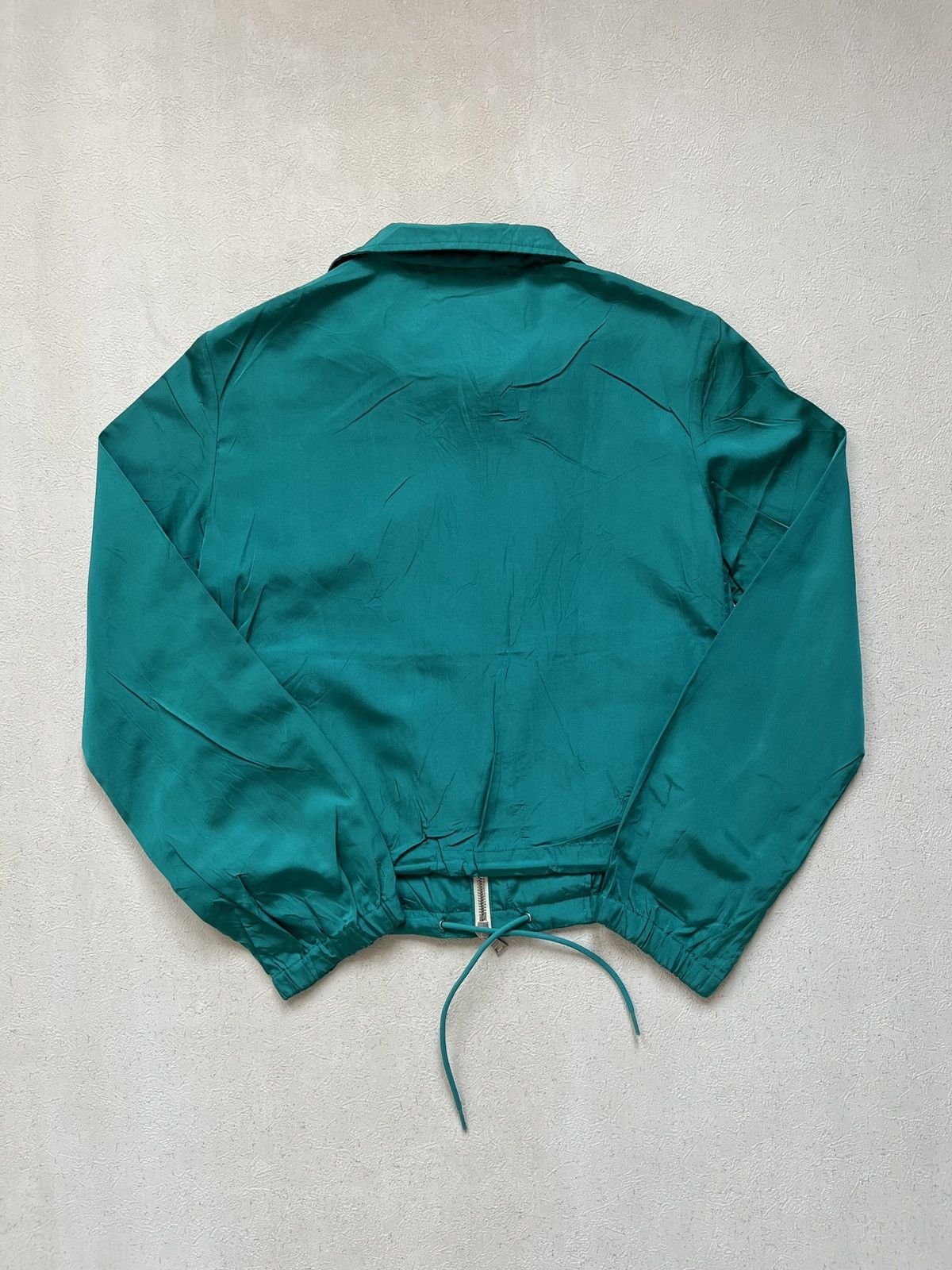 Prada Prada Emerald Green Silk Jacket Size S / US 4 / IT 40 - 11 Thumbnail
