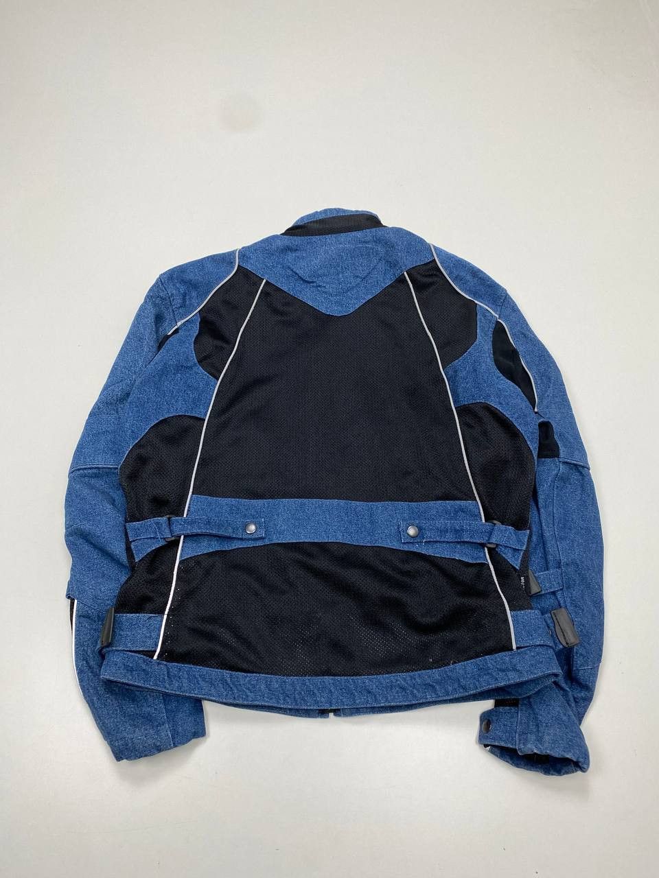 Vintage Danny Moto Blue Black L Vintage Motorcycle Jacket for Men Size US L / EU 52-54 / 3 - 13 Thumbnail
