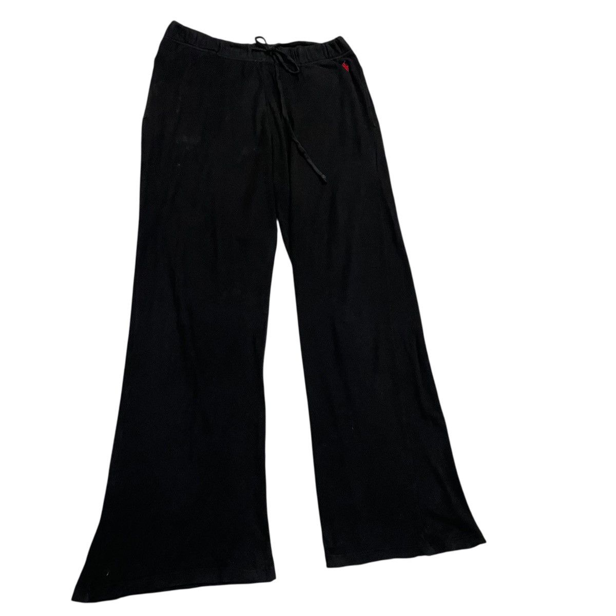 Polo Ralph Lauren Polo Ralph Lauren Black Wide Leg Lounge Pants Size US 34 / EU 50 - 3 Thumbnail