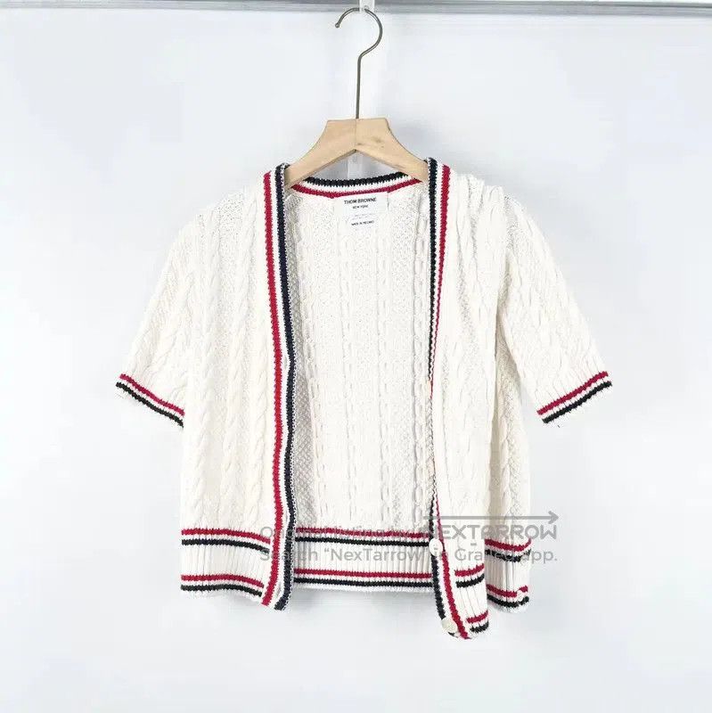 Thom Browne Thom Browne Women's Summer White Sweater . Size XXS / US 00 / IT 34 - 1 Thumbnail