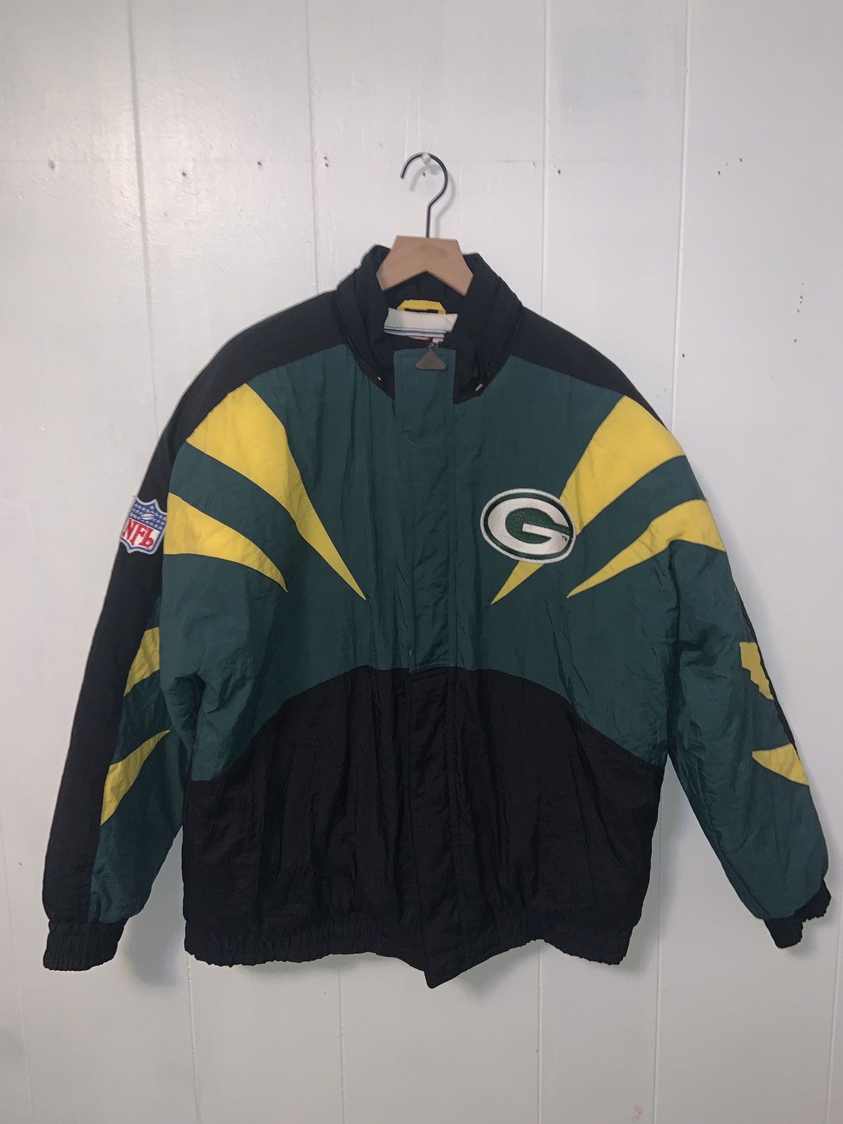 Pro Line Vintage 90’ Pro Line By Apex One Green Bay Packers Jacket Size US L / EU 52-54 / 3 - 7 Thumbnail
