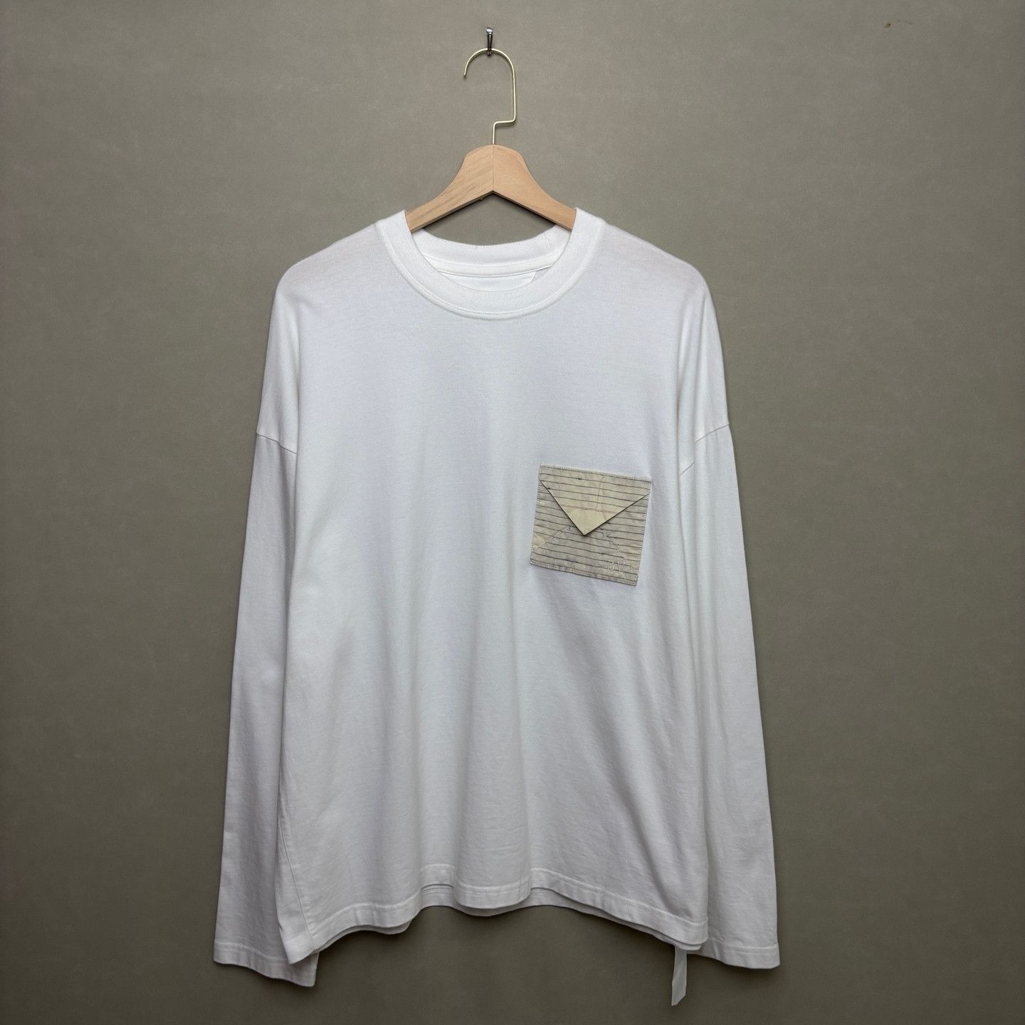 Bottega Veneta Bottega Veneta Envelope Pocket Long Sleeve T-Shirt Size M Size US M / EU 48-50 / 2 - 1 Thumbnail