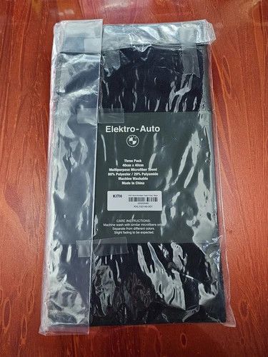 BMW × Kith Kith for BMW 3 Pack Miccrofiber Towel Black w/ Roundel 2022 Size ONE SIZE - 5 Thumbnail