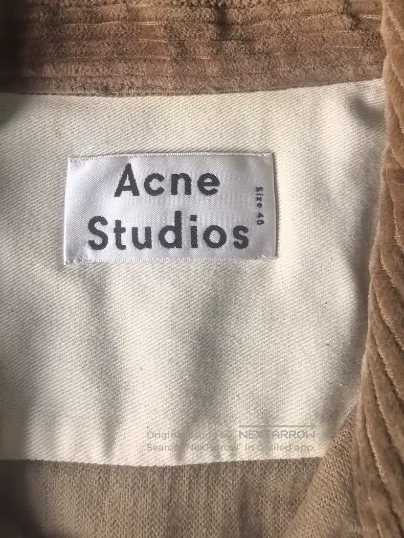 Acne Studios Acne Studios Khaki corduroy work shirt Size US M / EU 48-50 / 2 - 3 Thumbnail