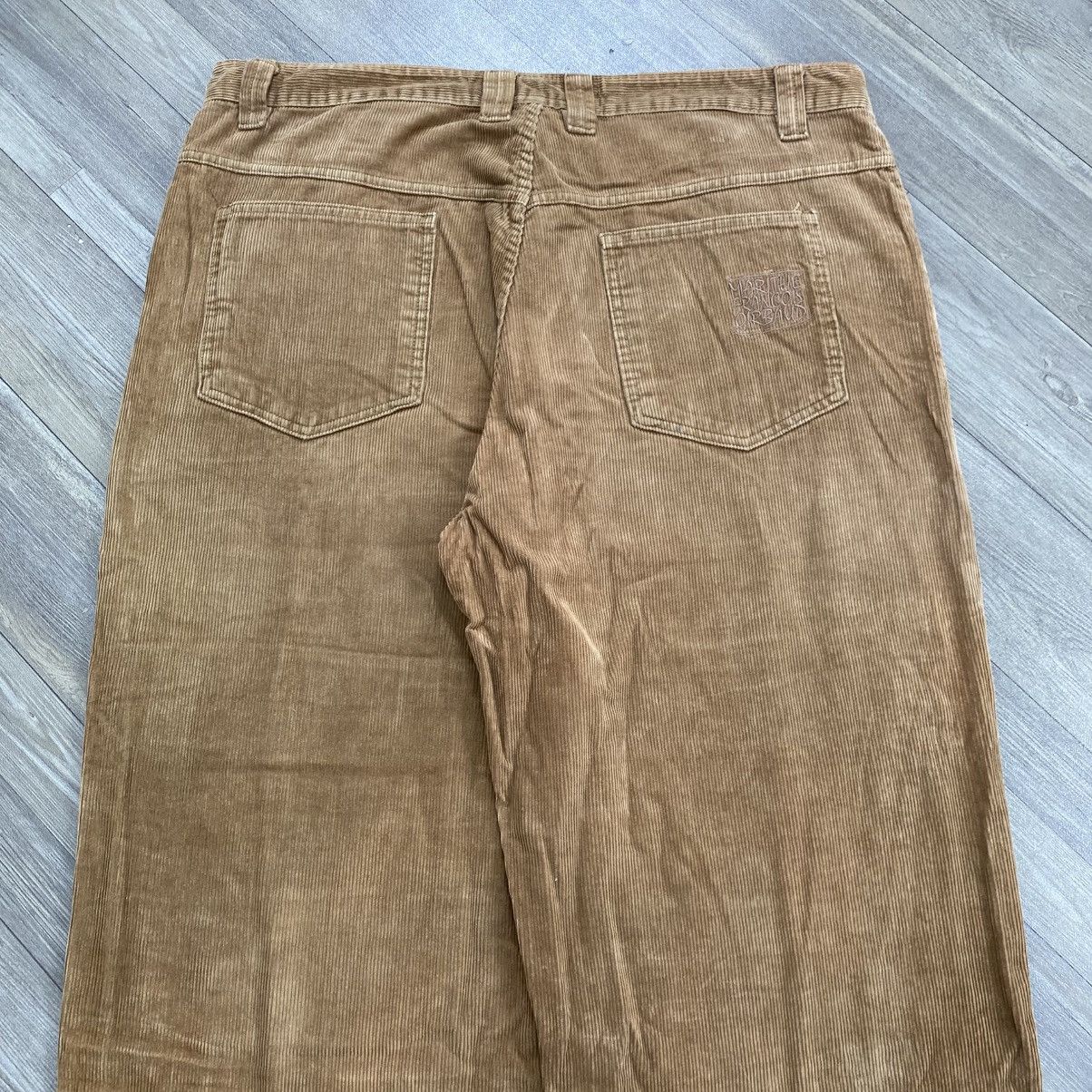 Marithe + Francois Girbaud 90s Marithe Francois Girbaud Double Knee Corduroy Baggy Pant Size US 38 / EU 54 - 16 Thumbnail