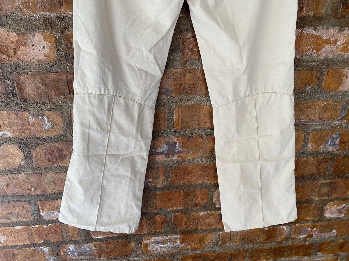 W&LT × Walter Van Beirendonck 2000s W&LT leg hagi cream pants Size US 27 - 12 Thumbnail