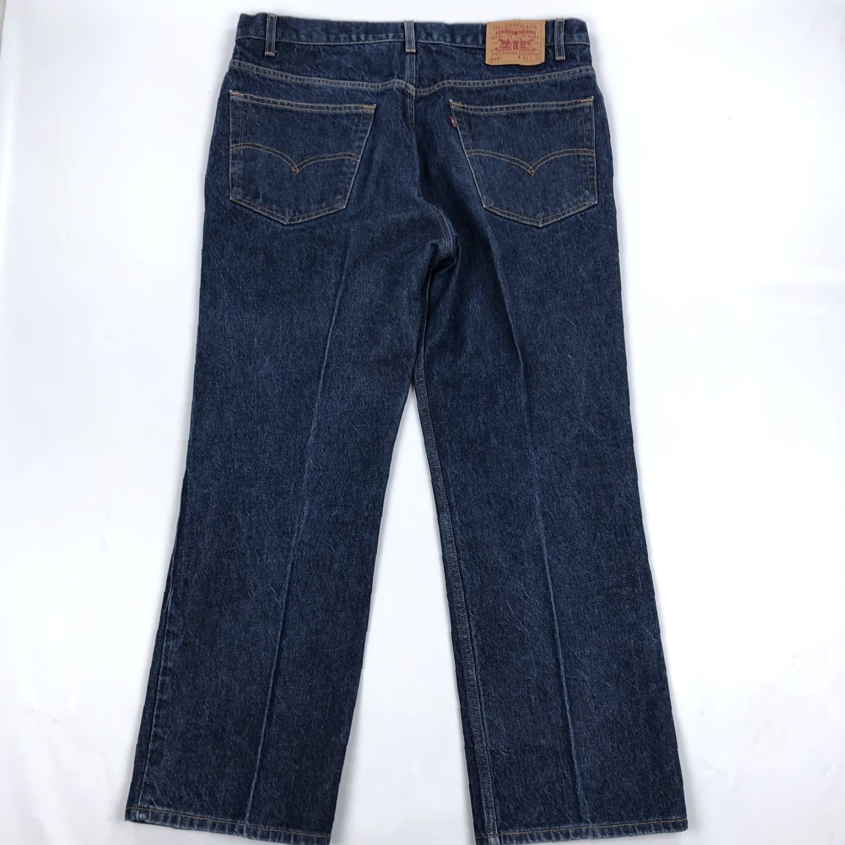 Levi's Levi's 517 Bootcut Denim Jeans Mens Dark Wash 40x30 Zip Fly Cotton Mexico Regular 5-Pocket Vintage No Size US 40 / EU 56 - 3 Thumbnail