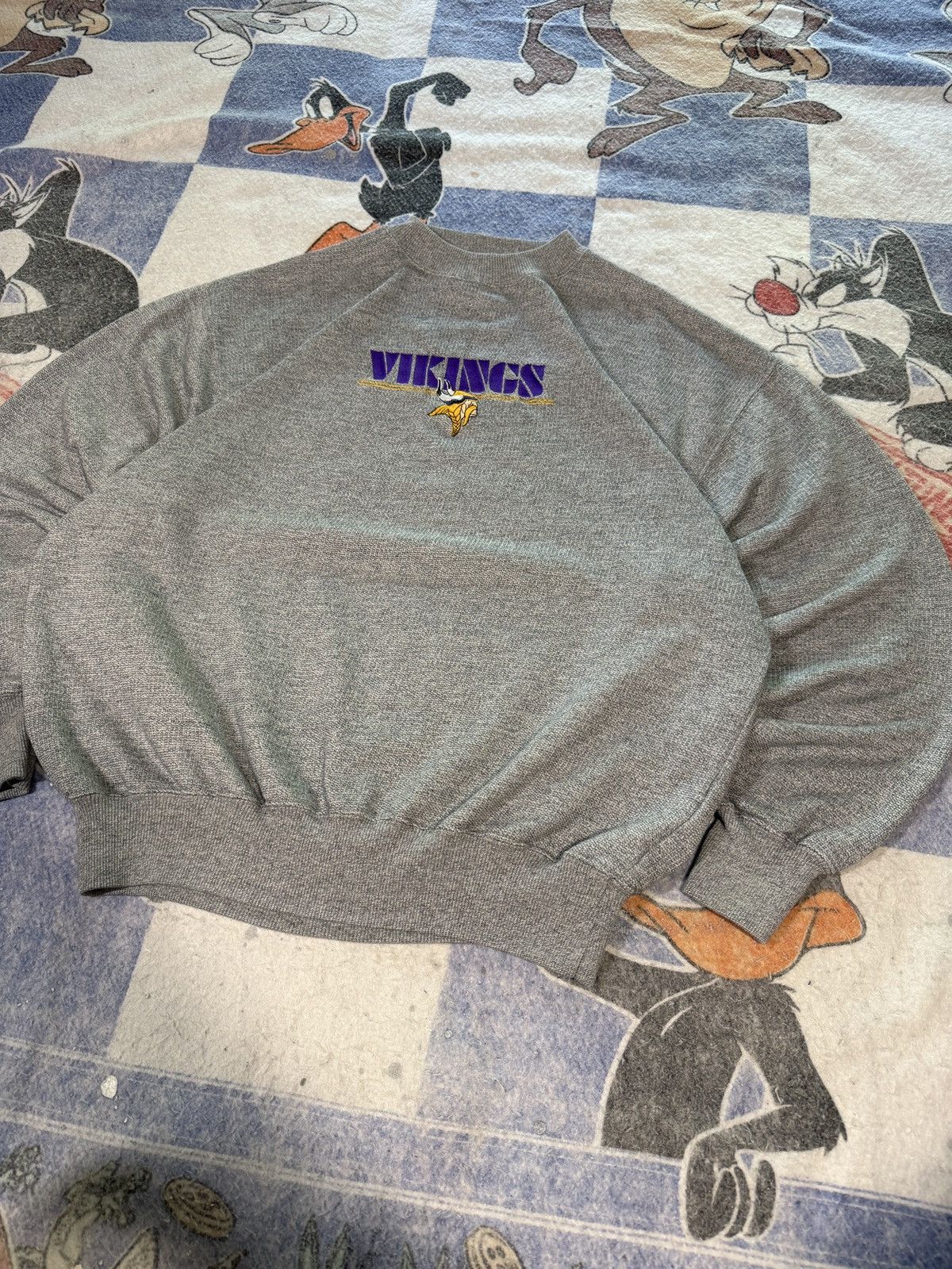 NFL Vintage minnesota Vikings crewneck sweatshirt Size US L / EU 52-54 / 3 - 2 Thumbnail