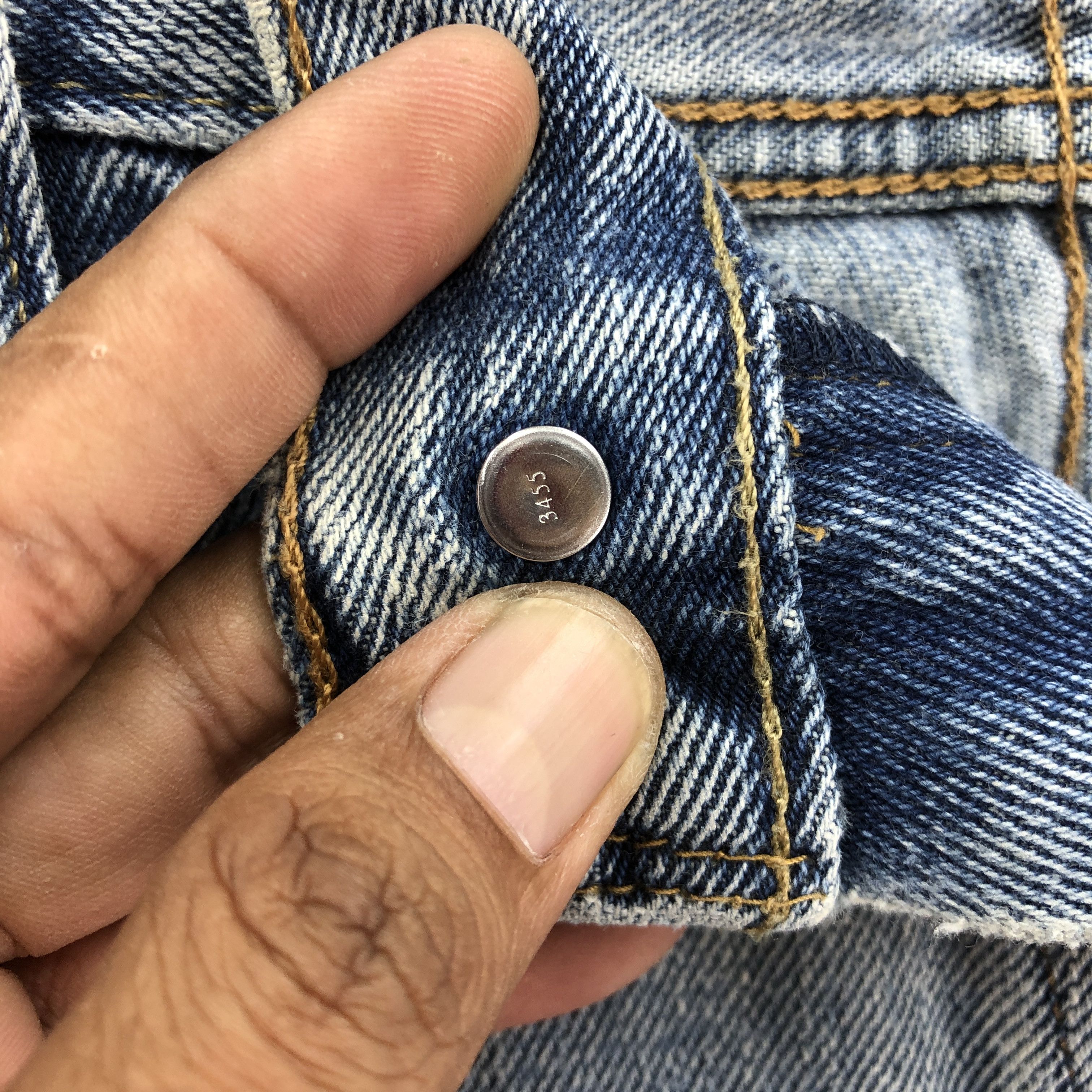 Levi's Vintage Levis 505 Jeans Dirty Levi's Mud Wash Faded Denim Size US 34 / EU 50 - 11 Thumbnail
