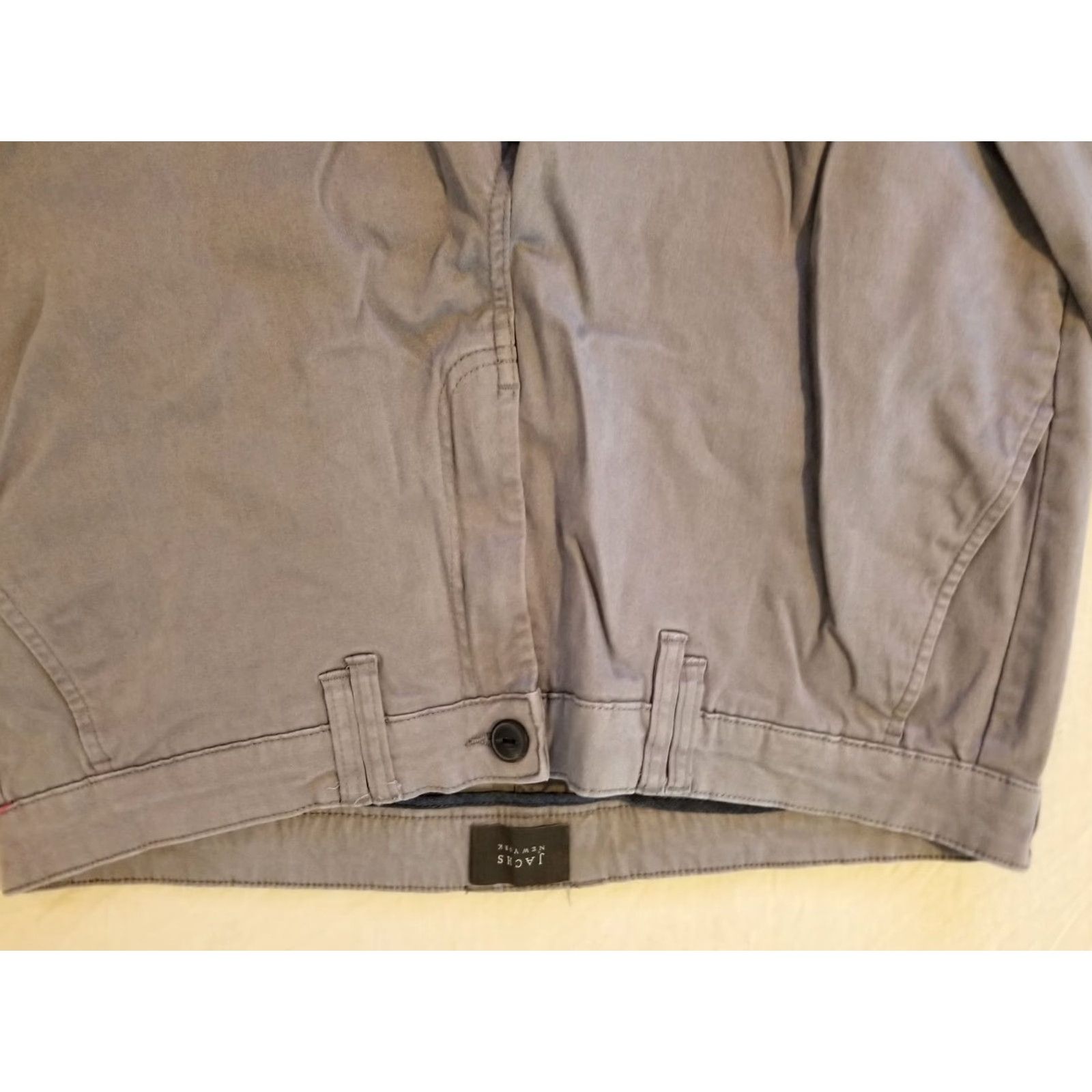 Vintage JACHS New York Khakis Slim Pants 36x32 Gray Mens Regular Inseam 32 Slimming Style Clothing Trousers Chinos Slack Dress Pants Size US 36 / EU 52 - 4 Thumbnail