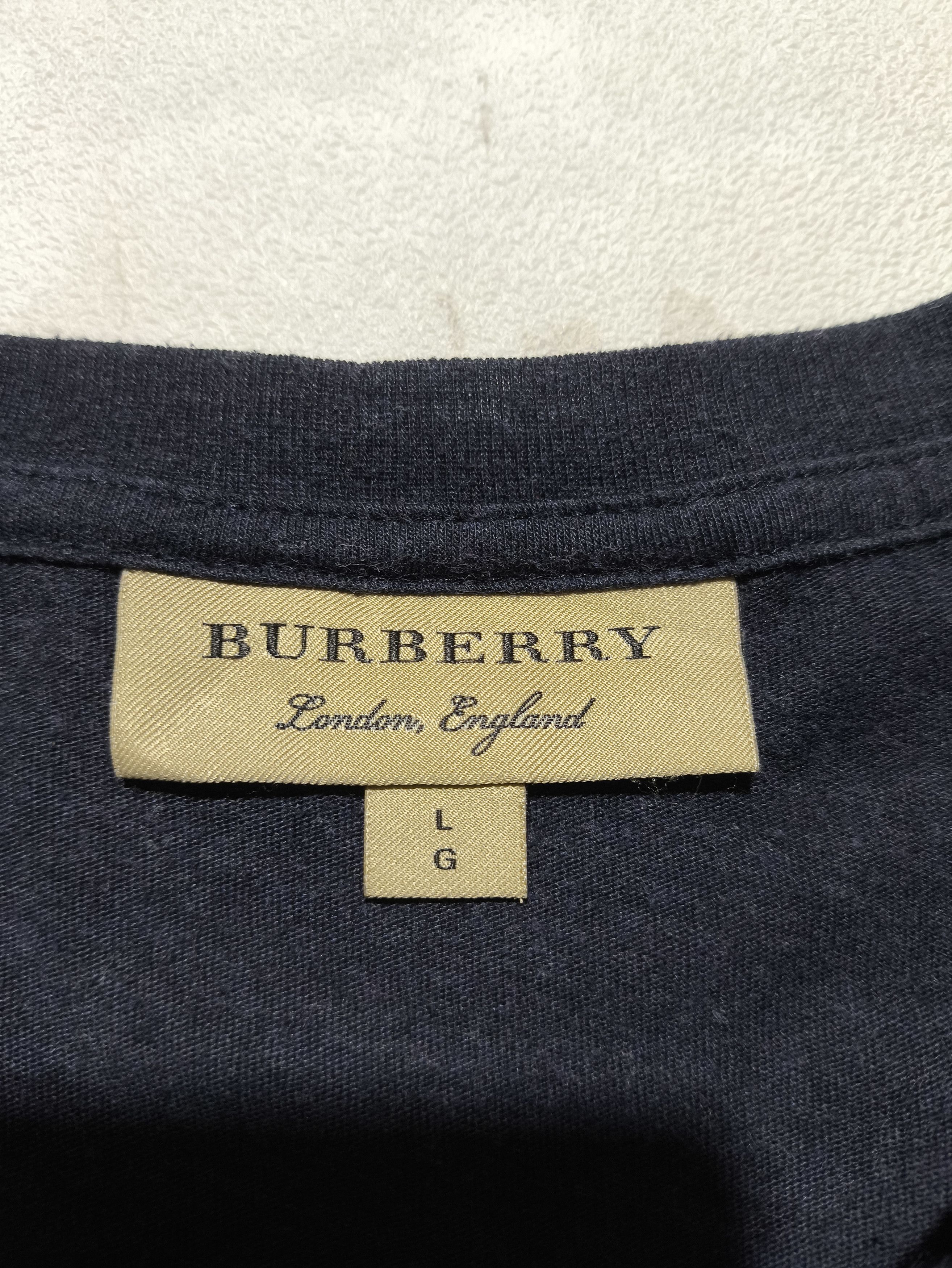 Burberry Burberry T-Shirt - Martford - Bleu Foncé - Homme Size US L / EU 52-54 / 3 - 3 Thumbnail