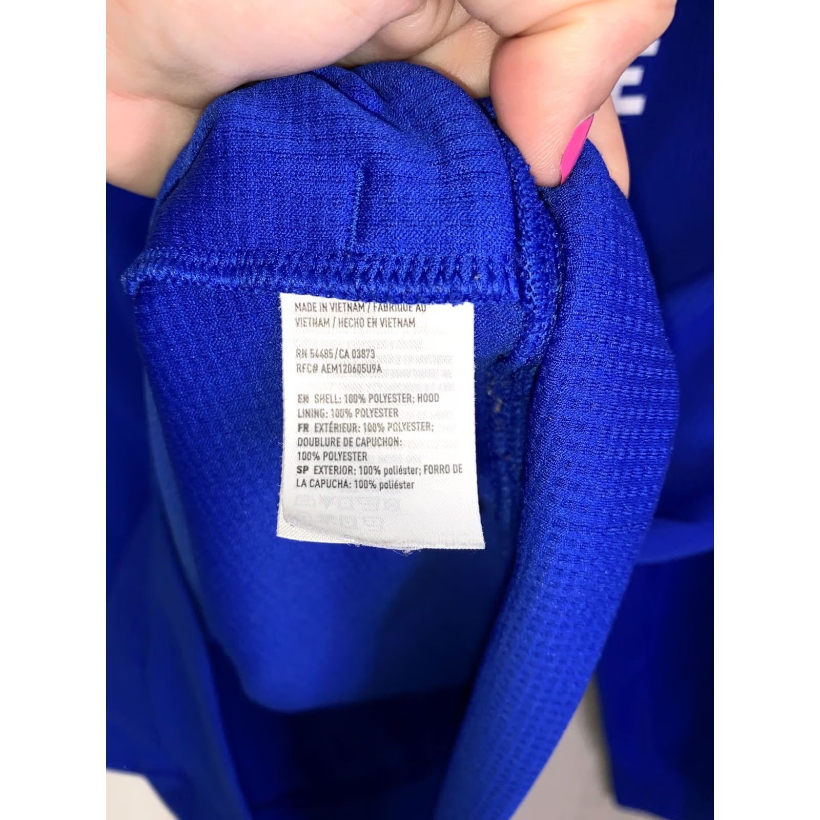 American Eagle Outfitters American Eagle Outfitters Hoodie Mens Medium Waffle Knit Blue Pullover Flex Yoga? Size US M / EU 48-50 / 2 - 5 Thumbnail