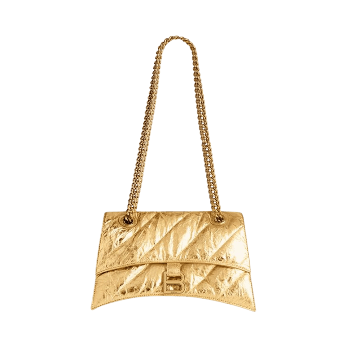 Balenciaga o1s1rm1225 Size: OS / Crush Small Chain Bag Metallized Size ONE SIZE - 1 Thumbnail