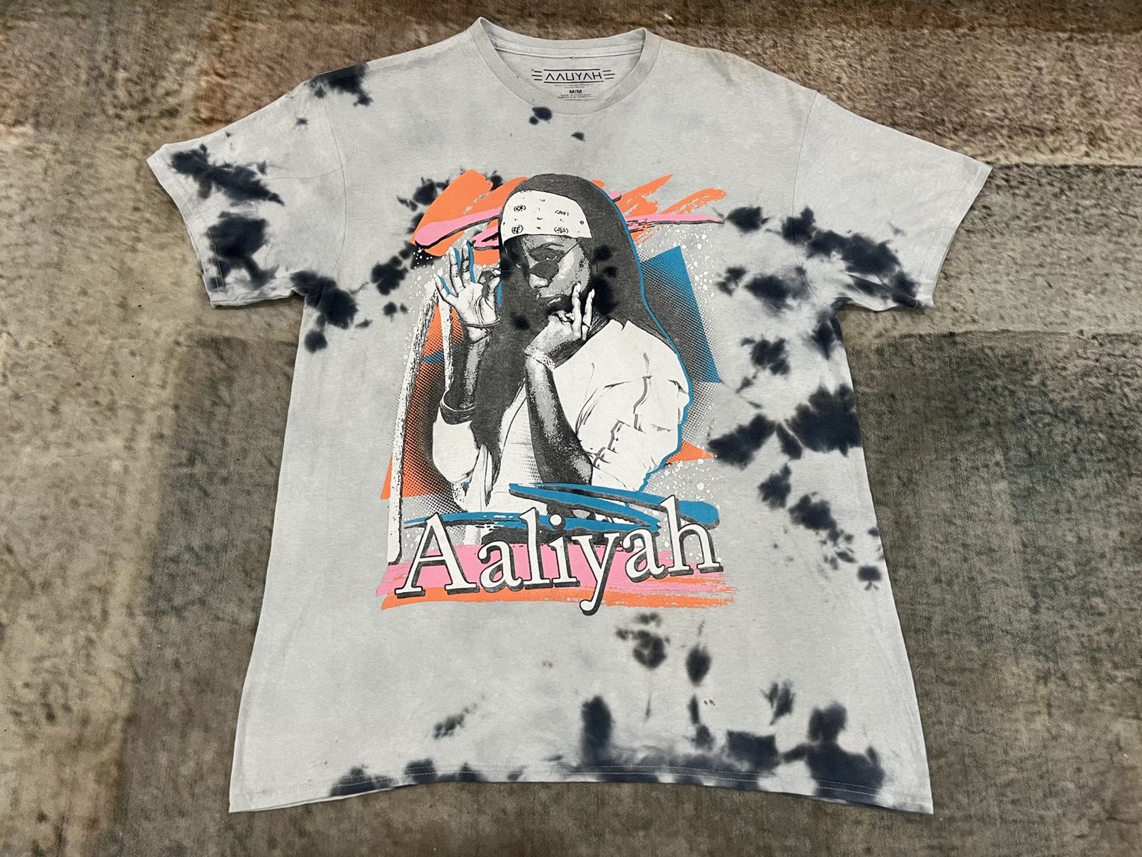 Rap Tees × Vintage Aaliyah Tye Dye Size US L / EU 52-54 / 3 - 2 Thumbnail