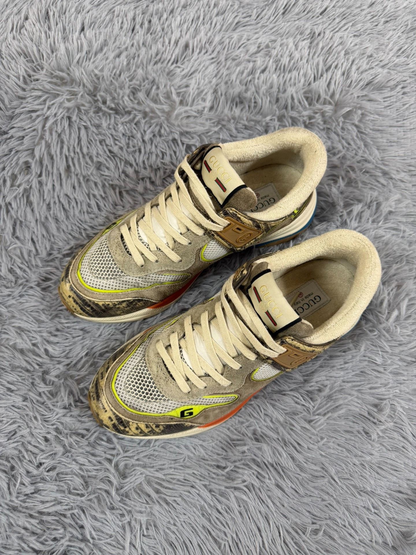 Gucci Gucci Casual Gray Lowtop Sneakers 9.5 Men Size US 9.5 / EU 42-43 - 1 Thumbnail
