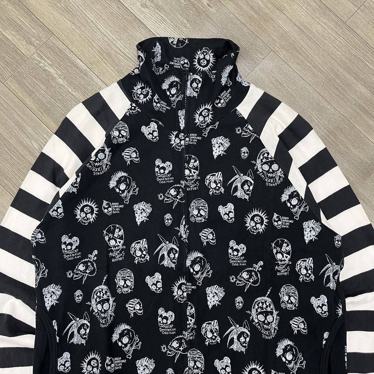 14th Addiction × If Six Was Nine × Le Grande Bleu (L.G.B.) Algonquins Punk Gothic Skulls LGB Style Jacket Ifsixwasnine Size US M / EU 48-50 / 2 - 2 Thumbnail