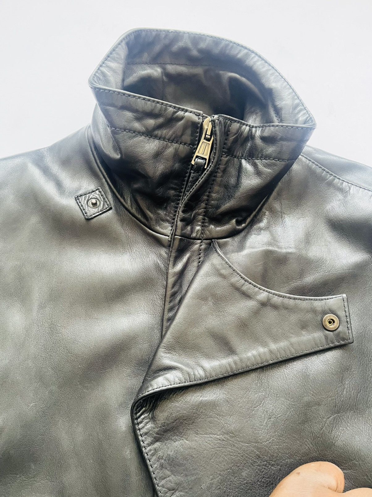 Alexandre Plokhov Alexandre Plokhov Black Leather Short Leather Size US M / EU 48-50 / 2 - 23 Thumbnail