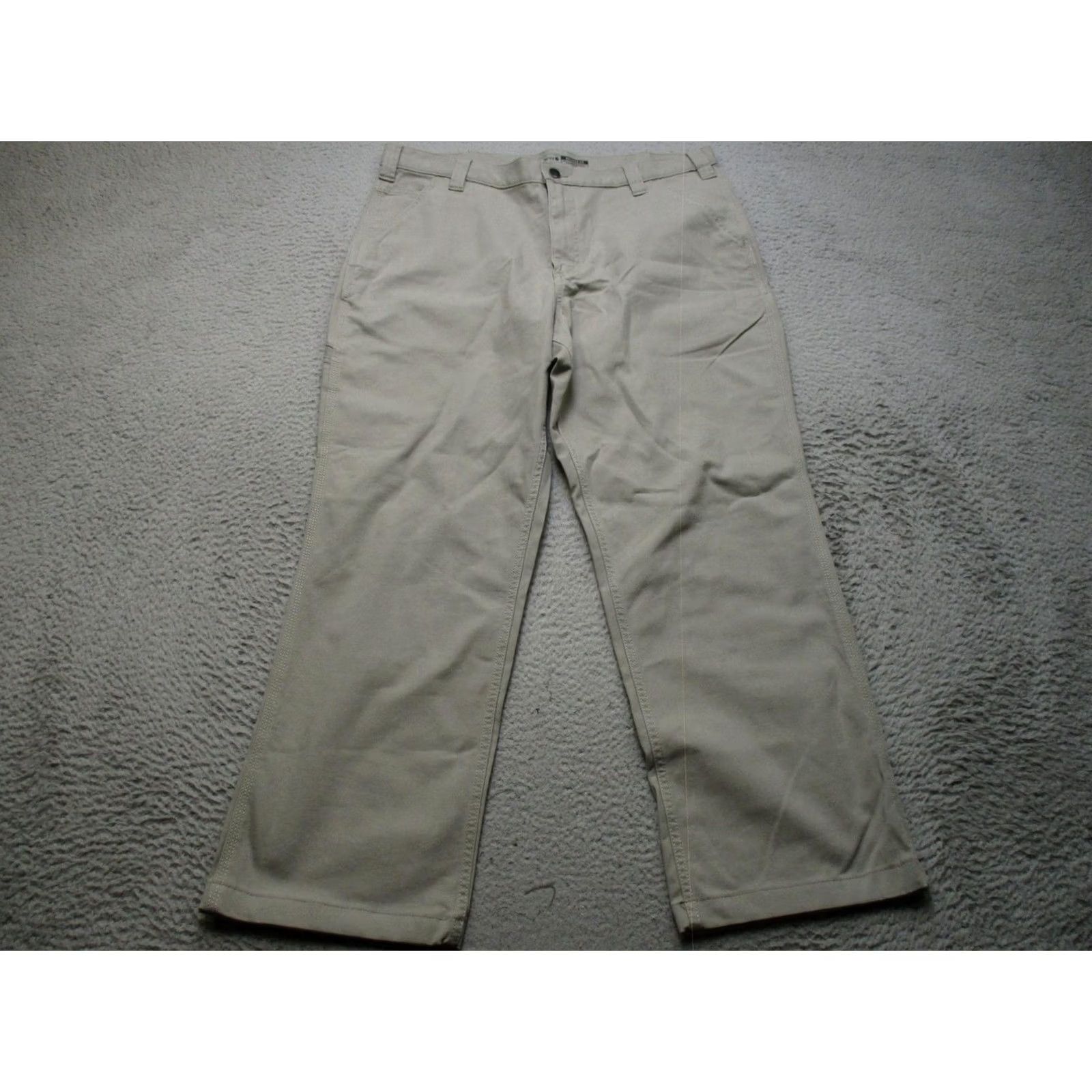 Carhartt Carhartt Pants Mens 36 Beige Carpenter Rugged Flex Relaxed Workwear Size US 36 / EU 52 - 2 Thumbnail