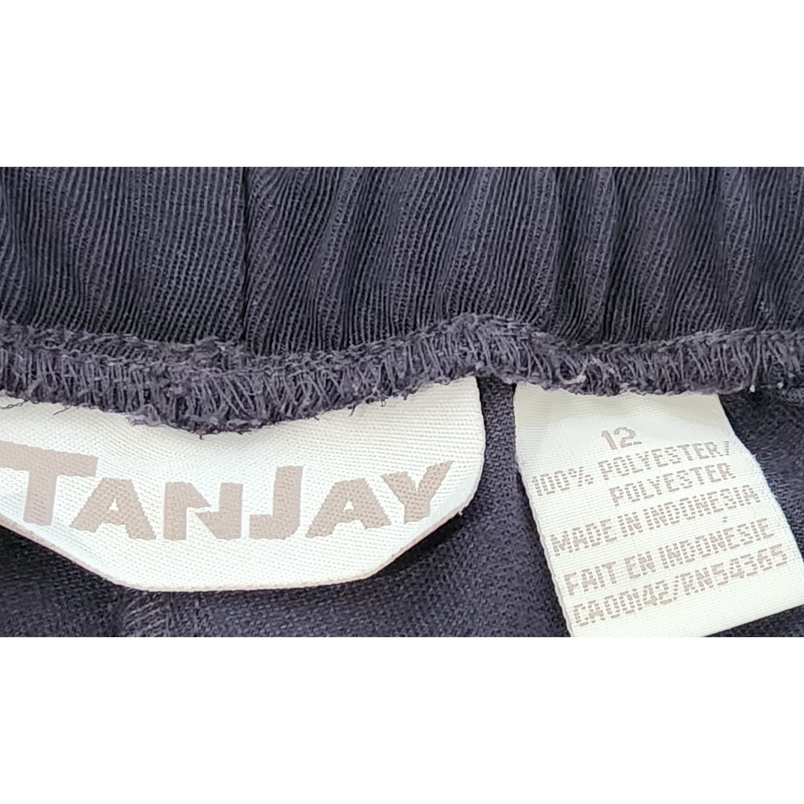 Other TanJay Dark Blue Pleated Pull On Pants 12 Lightweight Size 34" / US 12 / IT 48 - 5 Thumbnail