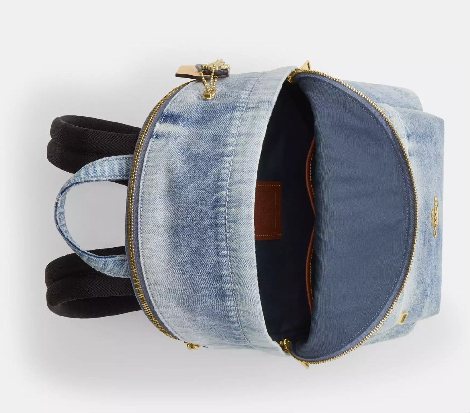 Coach Taylor Small Backpack In Loved Denim CEF27 Size ONE SIZE - 4 Thumbnail
