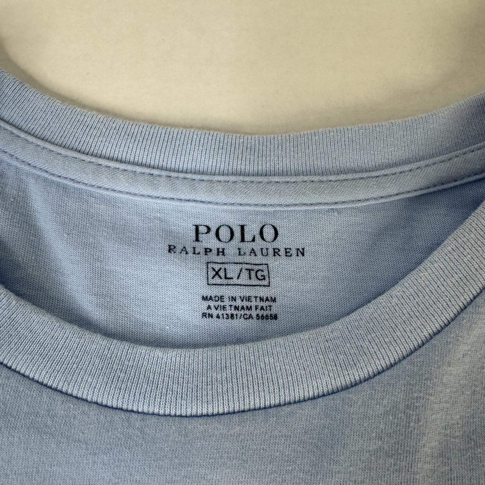 Designer Ralph Lauren Men’s XL T-Shirt Short Sleeve Light Blue Size US XL / EU 56 / 4 - 6 Thumbnail