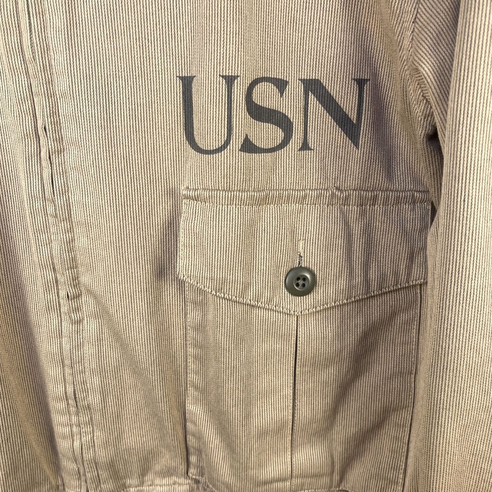 Vintage Willis & Geiger Jacket Mens 44 Beige Navy Summer Flying Tan Corduroy USA Size US S / EU 44-46 / 1 - 2 Thumbnail