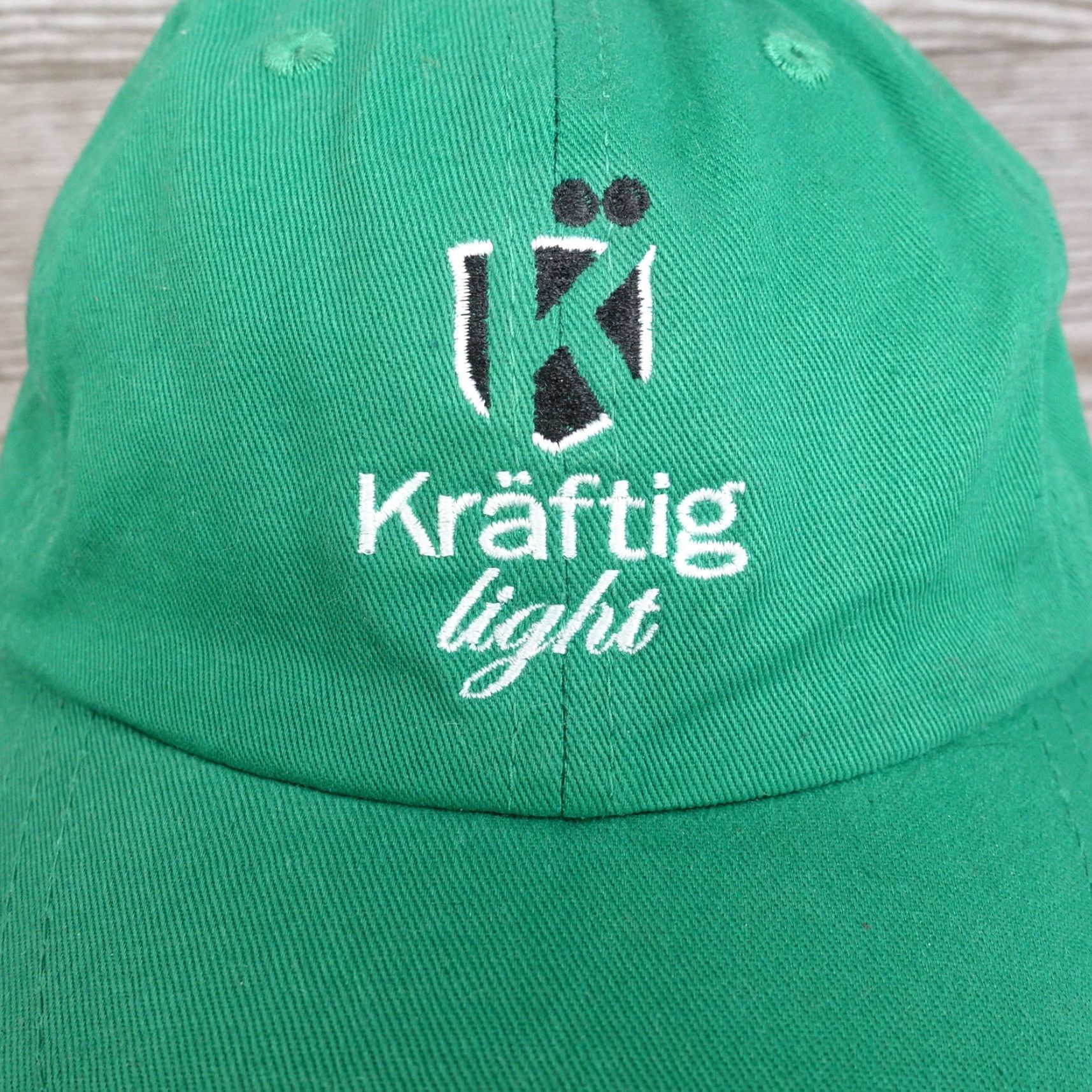 Logo 7 KRAFTIG Green Baseball Hat Adult One Size Adjustable Strapback St Louis Beer Logo Unisex Size ONE SIZE - 2 Thumbnail