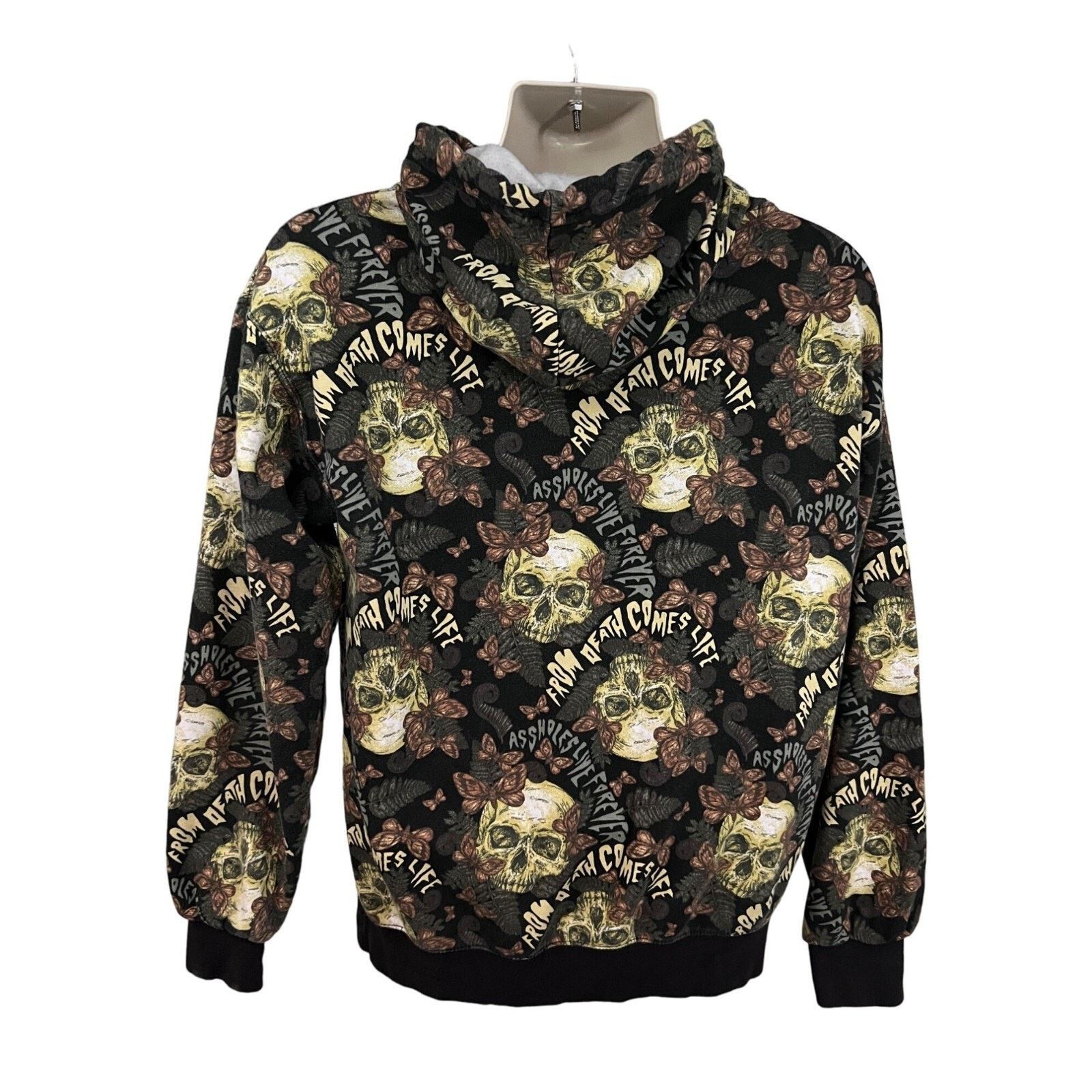 Other Assholess Live Forever Graphic Hoodie Sweatshirt M Pocket Size US M / EU 48-50 / 2 - 3 Thumbnail