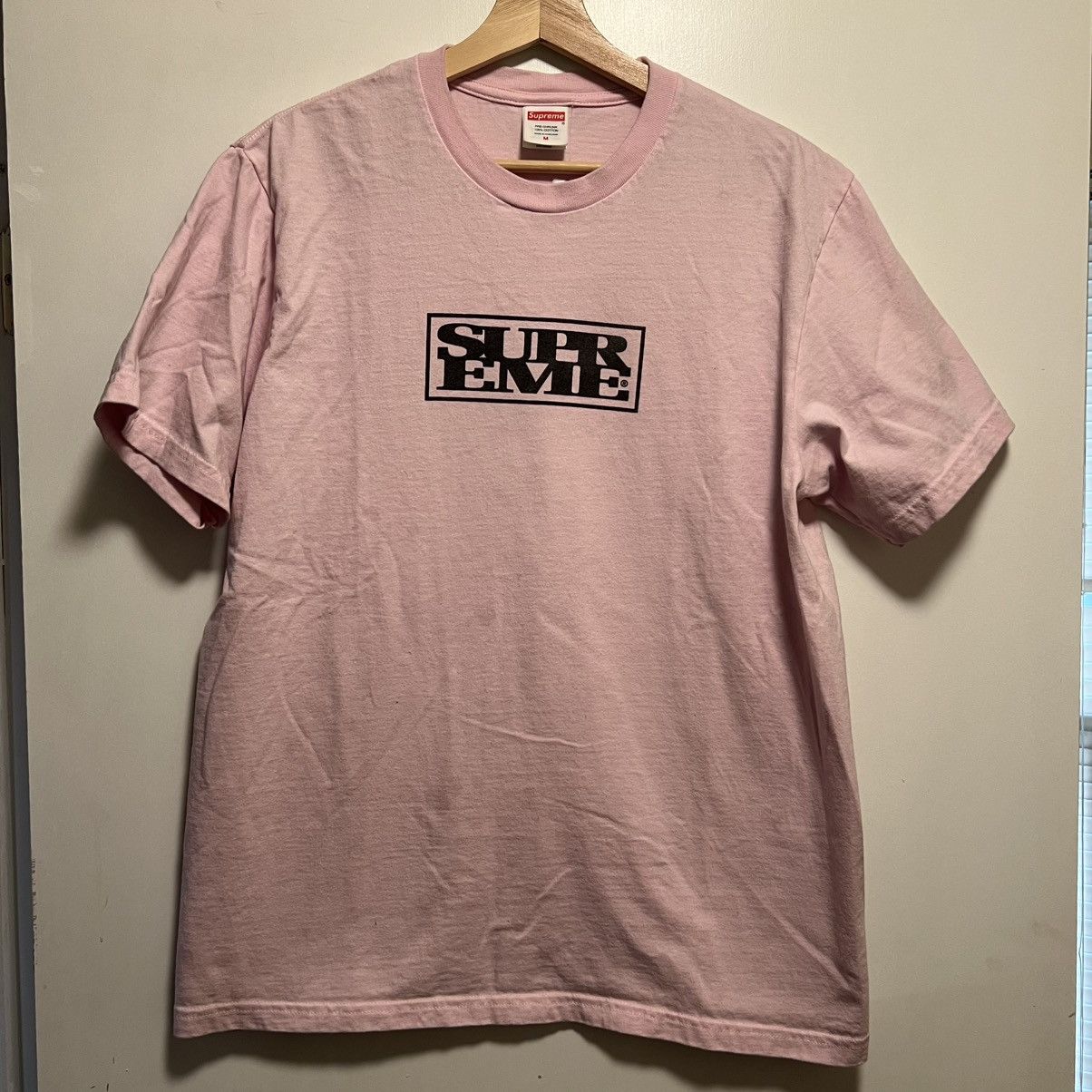 Supreme Supreme Connect Tee Light Pink Size US M / EU 48-50 / 2 - 2 Thumbnail