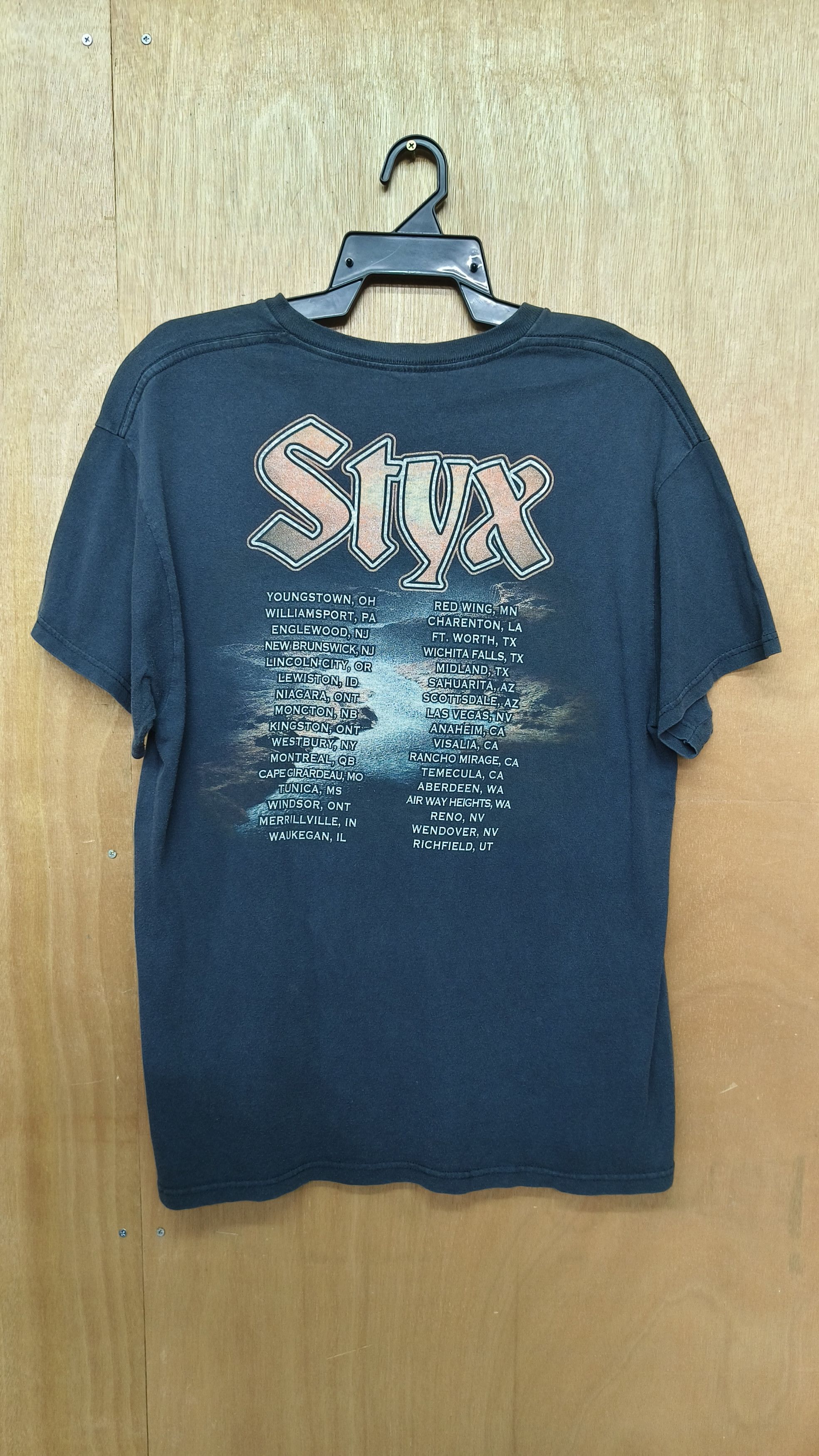 Band Tees vintage 90s STYX Rock band faded colour Size US L / EU 52-54 / 3 - 2 Thumbnail
