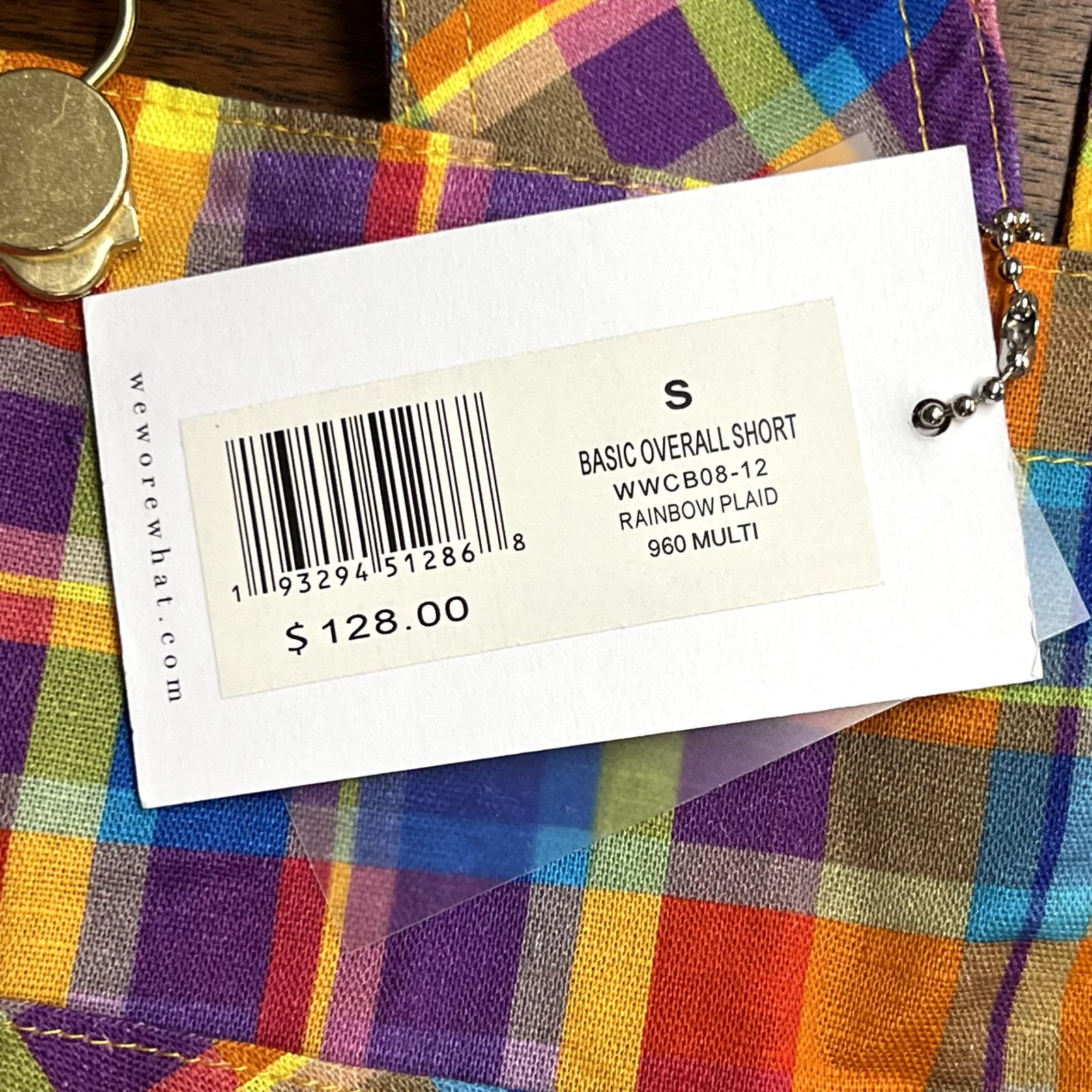 WeWoreWhat $128 NWT WeWoreWhat Danielle Bernstein Rainbow Overall Sz S Size 34" / US 12 / IT 48 - 7 Thumbnail