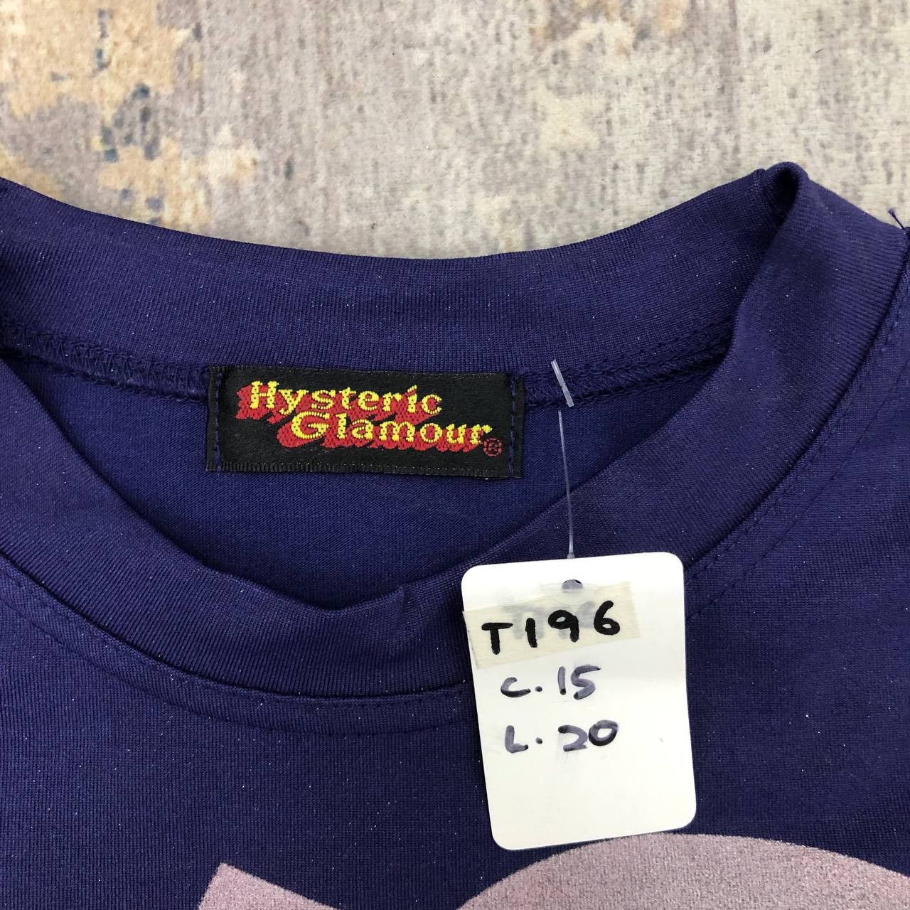 Hysteric Glamour T196 HYSTERIC GLAMOUR CROPPED TEE Size US XXS / EU 40 - 6 Thumbnail
