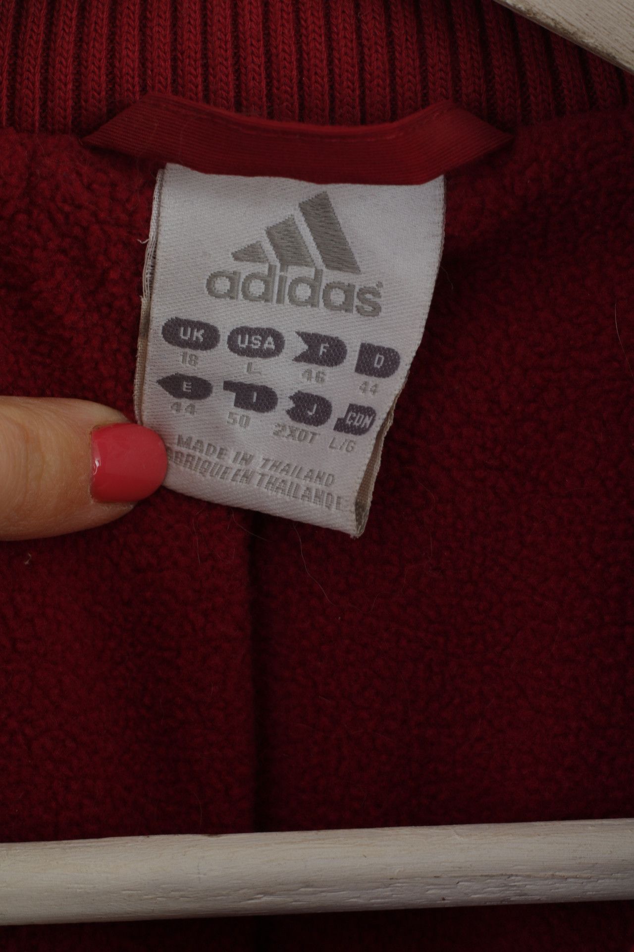 Adidas Adidas Women 18 L Jacket Maroon Padded 7748 Size L / US 10 / IT 46 - 4 Thumbnail