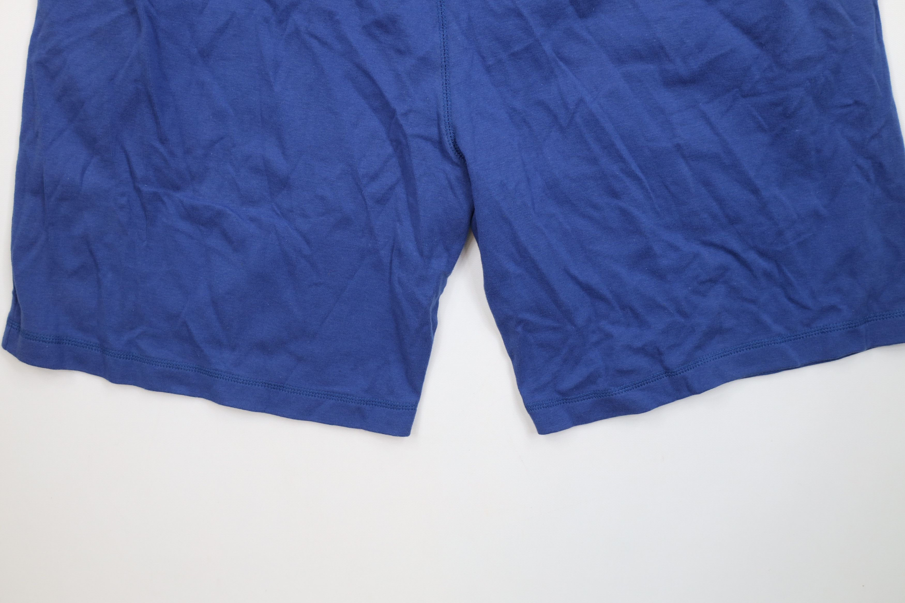 Adidas Deadstock Vintage 90s Adidas Striped Above Knee Shorts Blue Size US 36 / EU 52 - 15 Thumbnail