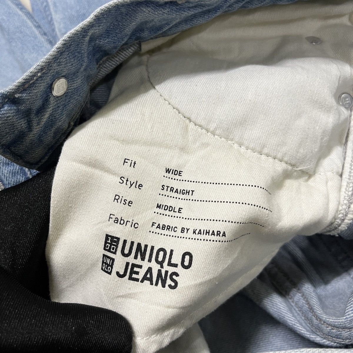 Japanese Brand × Jean × Uniqlo Uniqlo Wide/Baggy Jeans Size 26" / US 2 / IT 38 - 10 Thumbnail