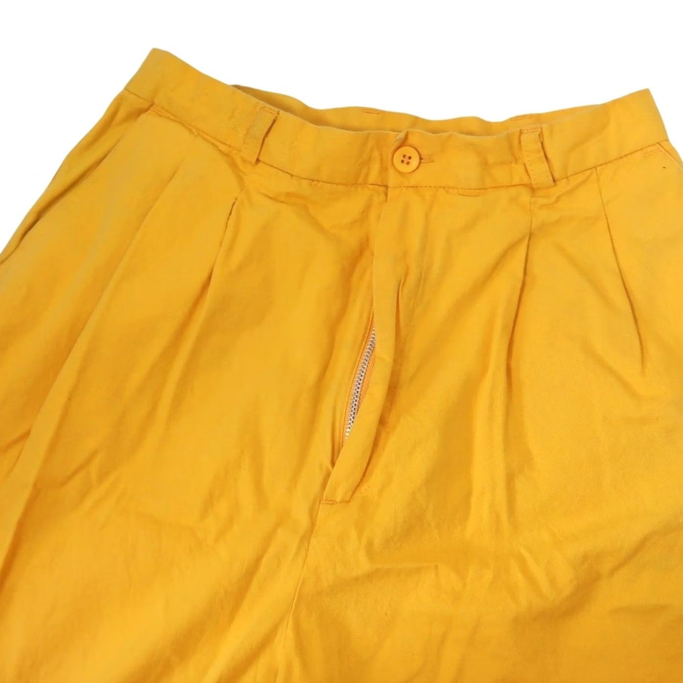 Vintage VINTAGE 80s Condor Mustard Yellow High Rise Tapered Straight Leg Pants 26" Womens Size 28" / US 6 / IT 42 - 2 Thumbnail
