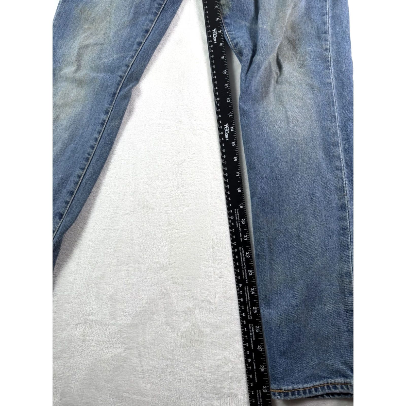 Levi's VINTAGE Levi’s 511 Jeans Men 34x32 Stretch Denim Distressed 5-Pocket City 90s Mens Size US 34 / EU 50 - 7 Thumbnail