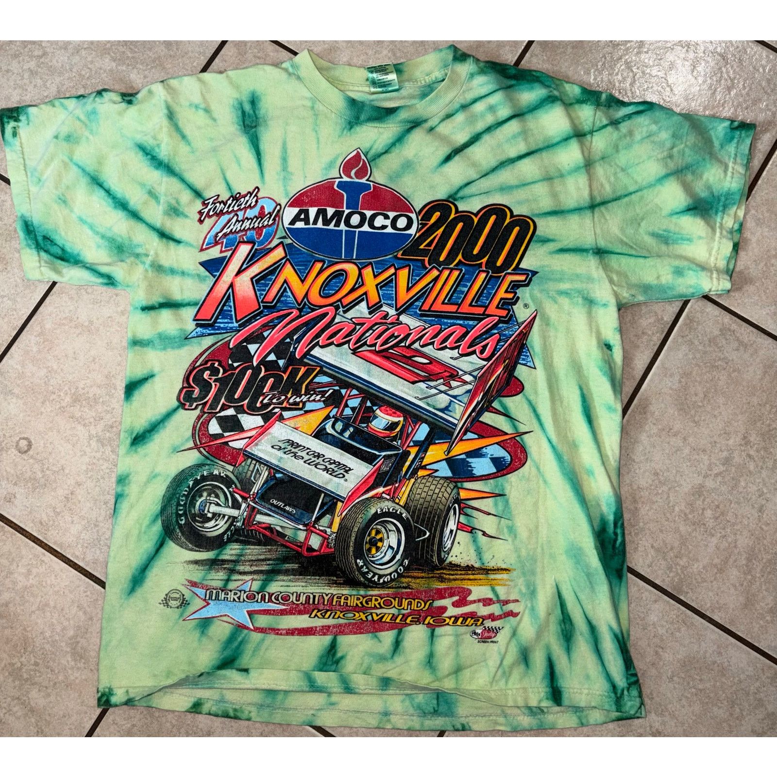 Delta Vintage Knoxville racing 2000 shirt tie dye Size US L / EU 52-54 / 3 - 1 Thumbnail