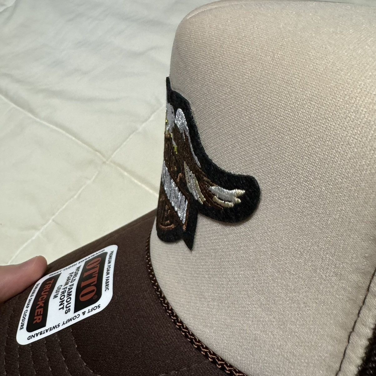 Vintage Brown Tan Harley Davidson Trucker Hat Size ONE SIZE - 4 Thumbnail