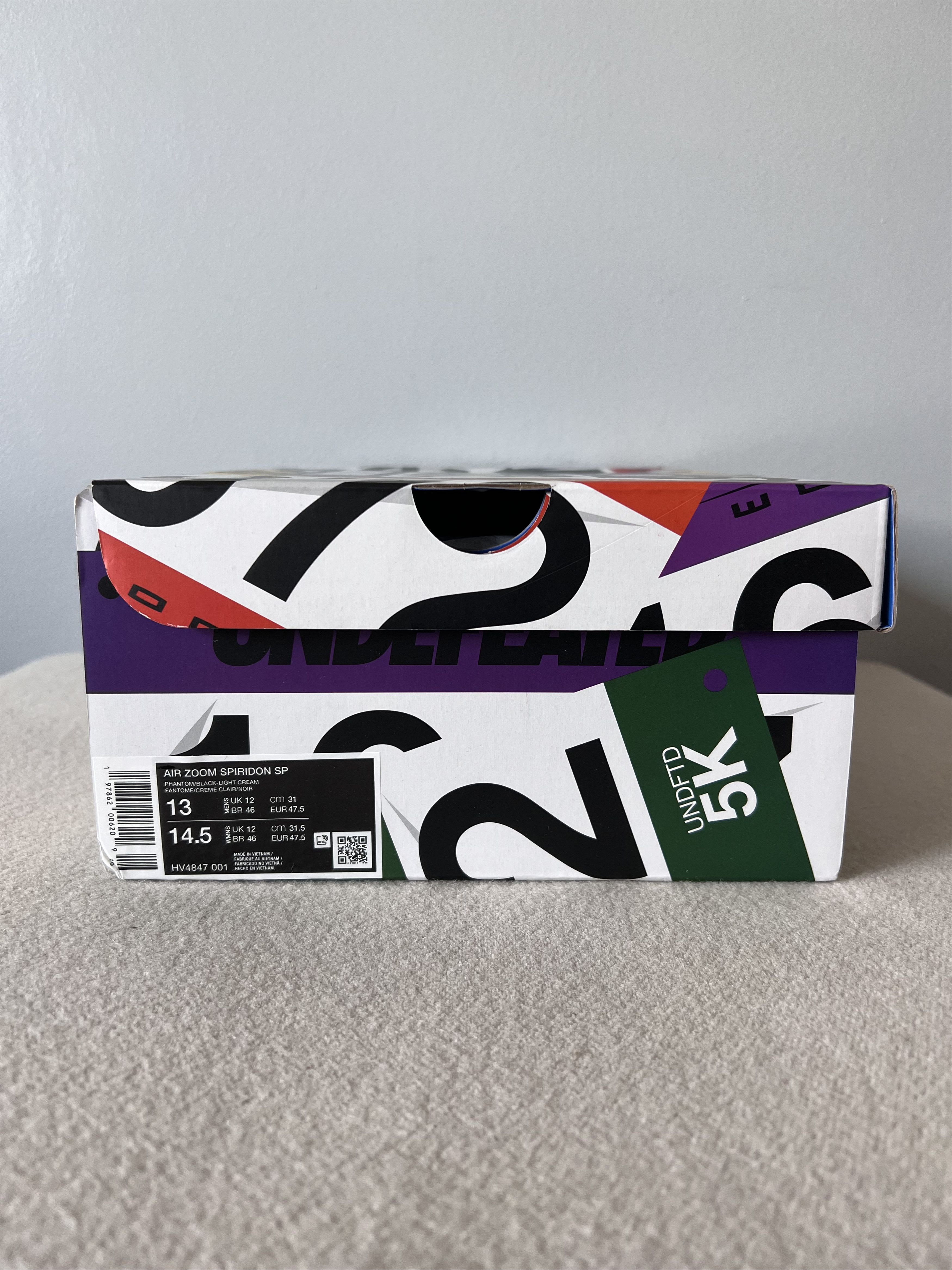 Nike × Undefeated Undefeated Nike Air Zoom Spiridon SP in Phantom White Size US 13 / EU 46 - 7 Thumbnail