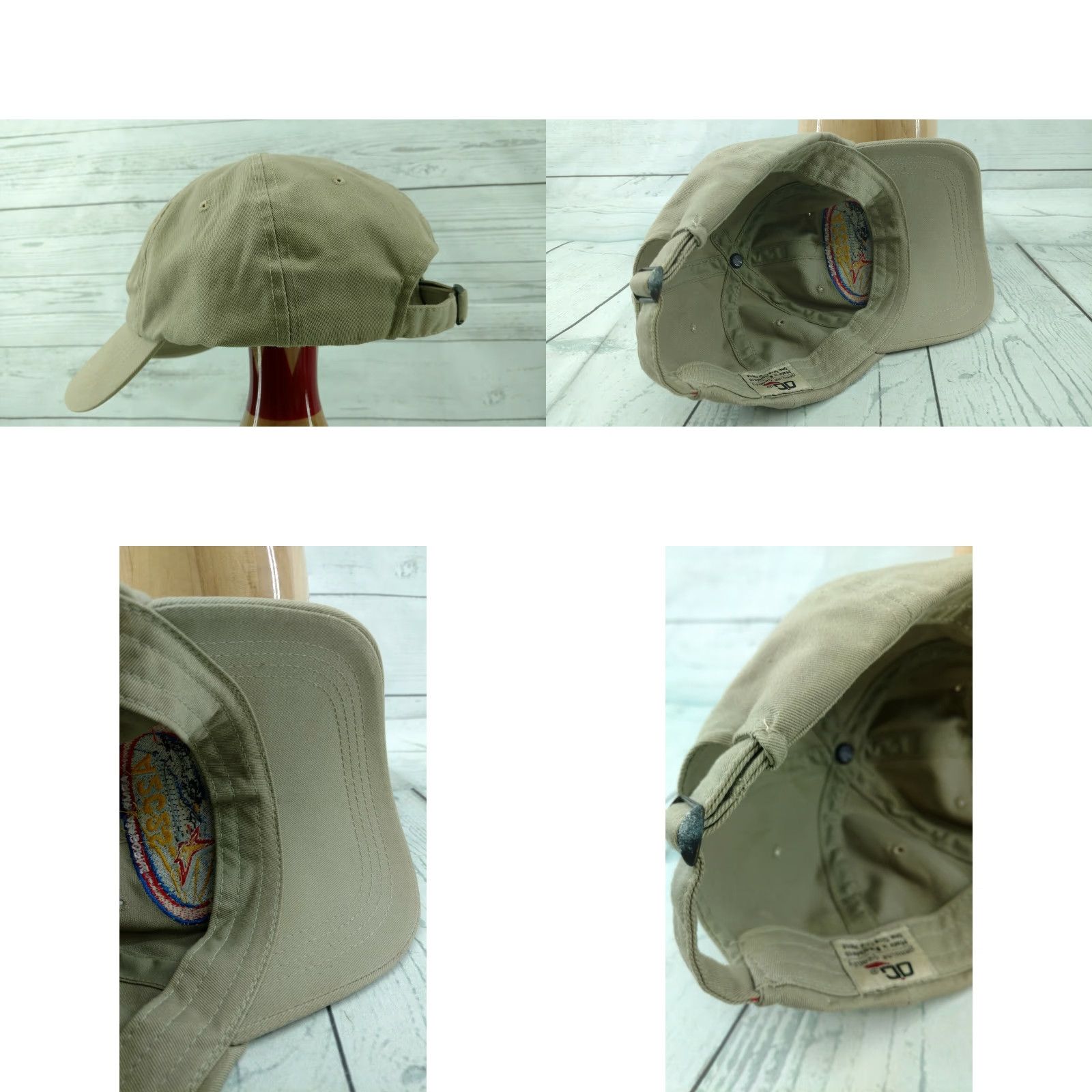Commando A2C2S U.S. Army Airborne Command & Control System Tan Khaki Hat Hat Adjustable Tan Khaki Mens Size ONE SIZE - 8 Thumbnail
