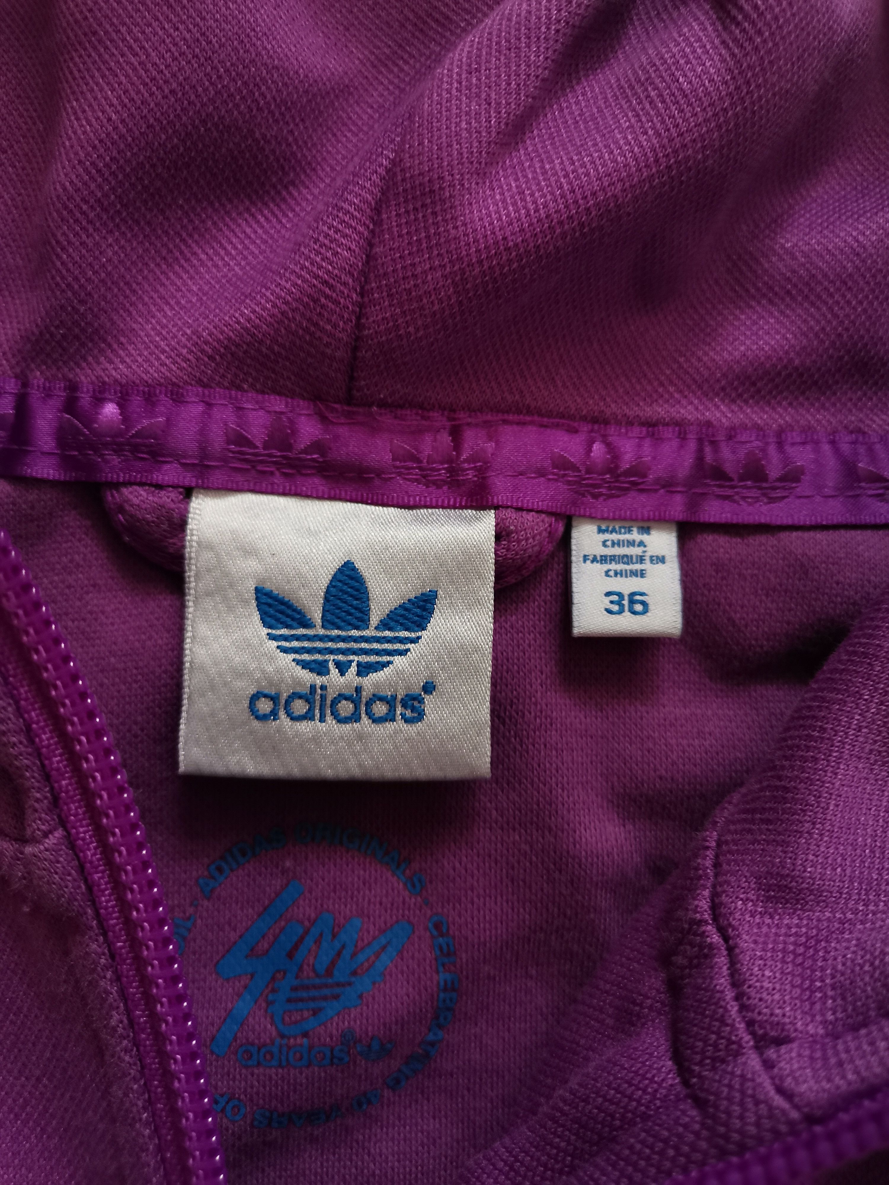Adidas Adidas Women's Zip Up Hoodie Size XS / US 0-2 / IT 36-38 - 3 Thumbnail
